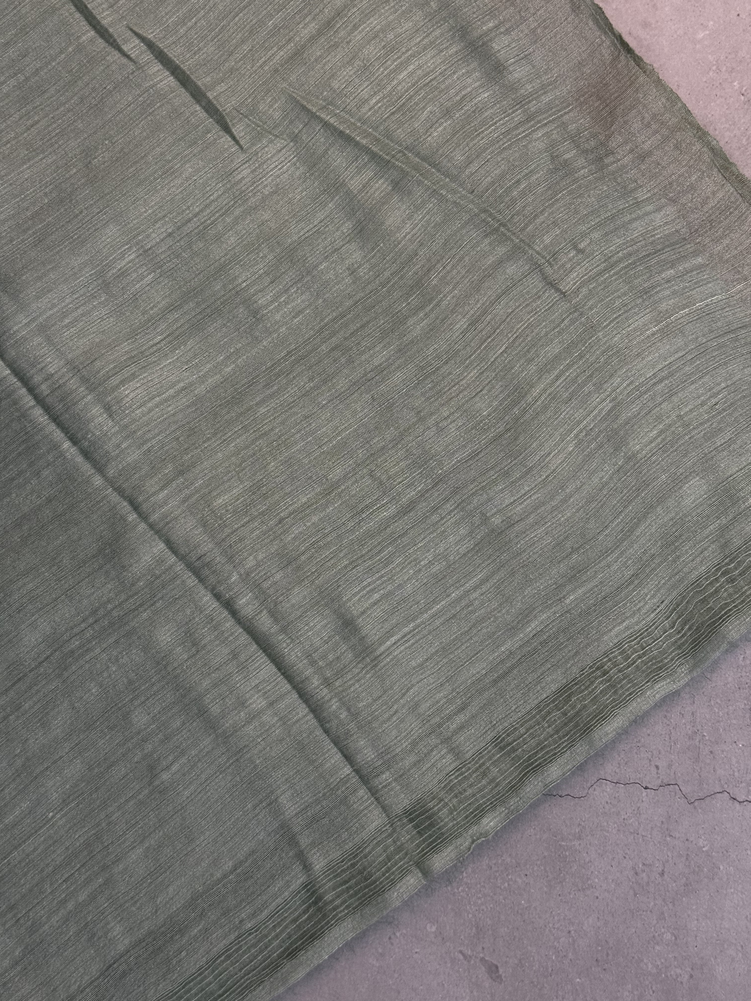 Amara | Greyish Blue Matka Silk Saree
