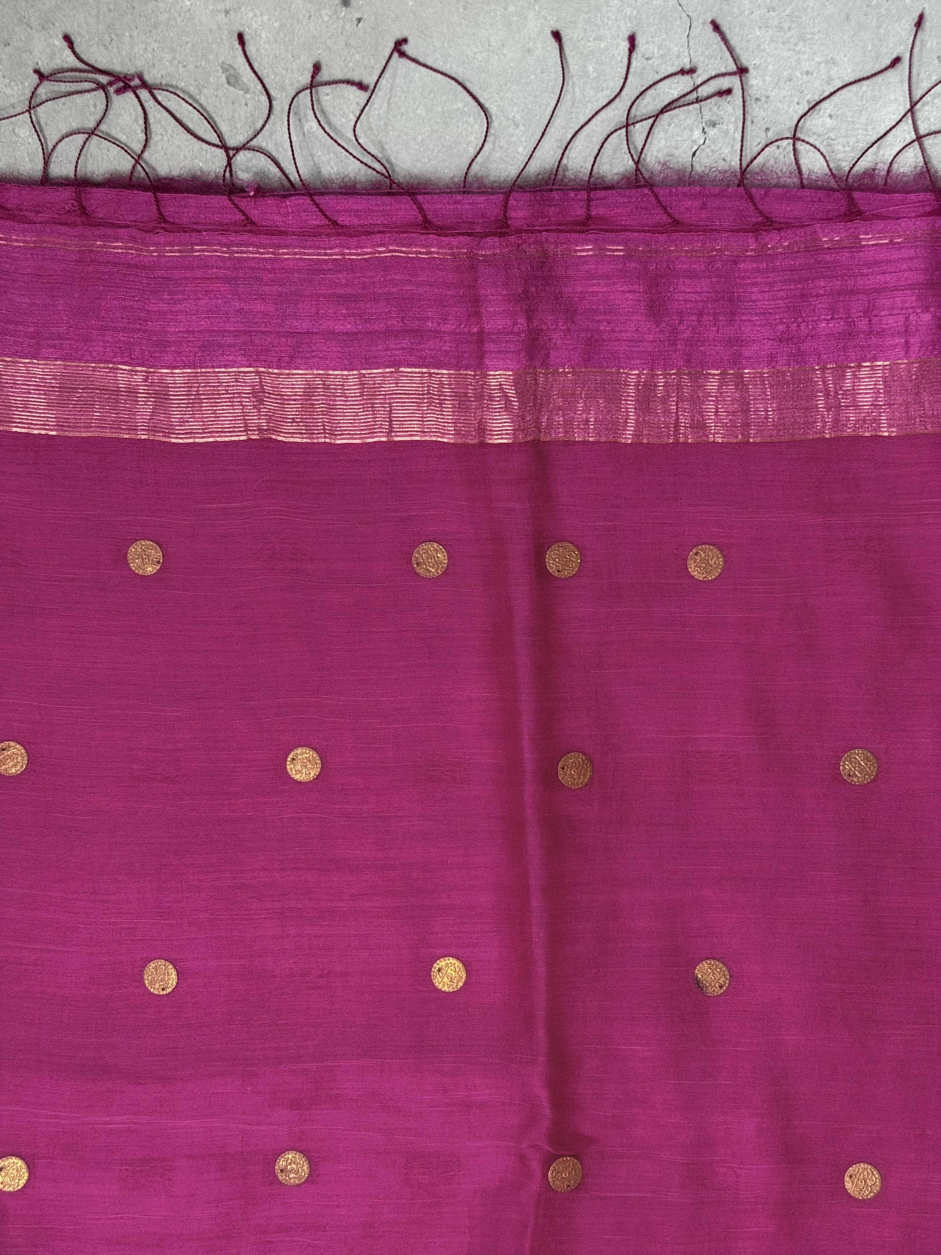 Hamsika | Pink Matka Silk Saree