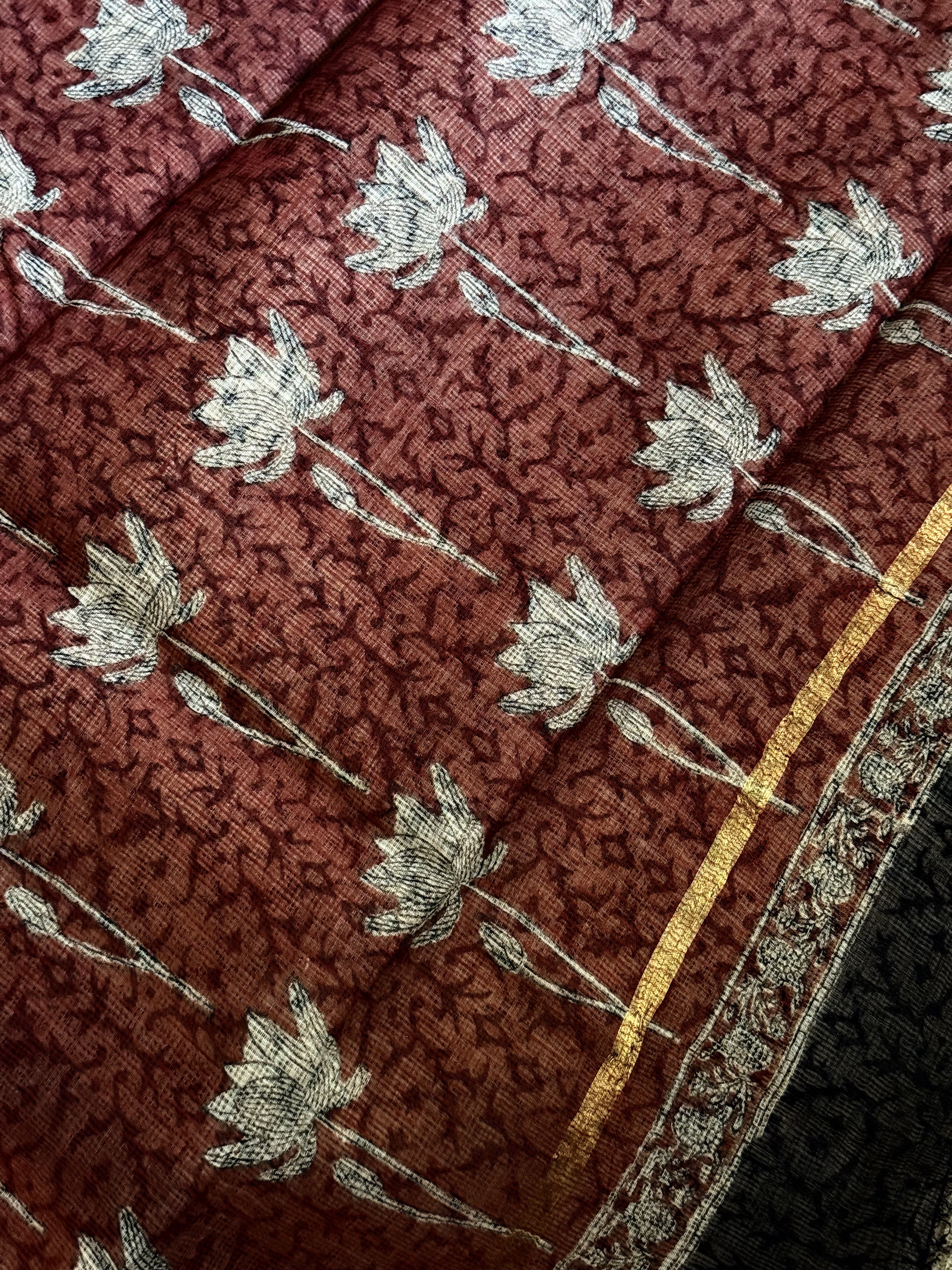 Jaladharaa | Block Printed Kota Saree