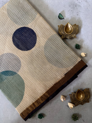 Yakshaani | Block Printed Kota Saree