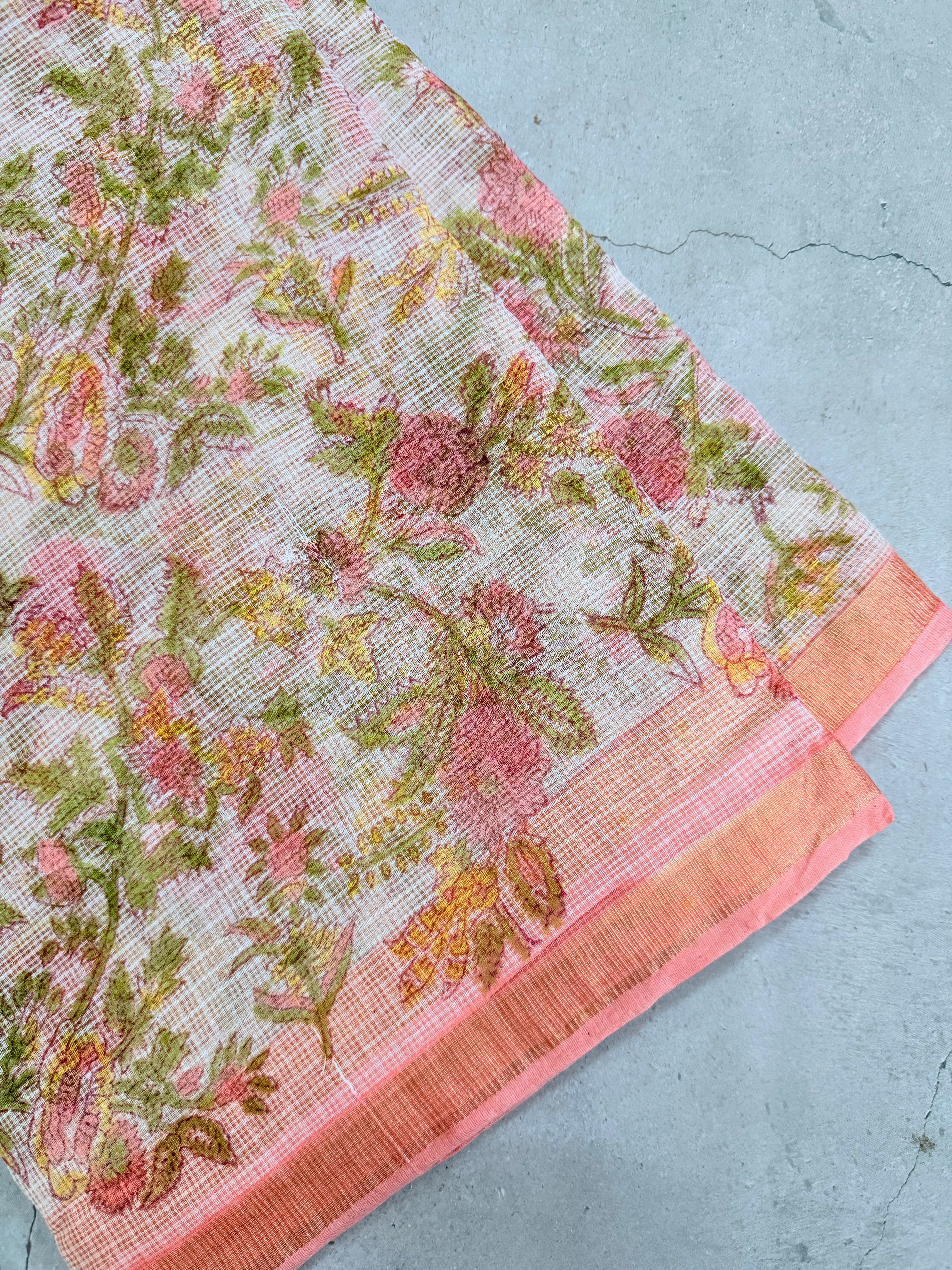 Hamsini | Block Printed Kota Saree