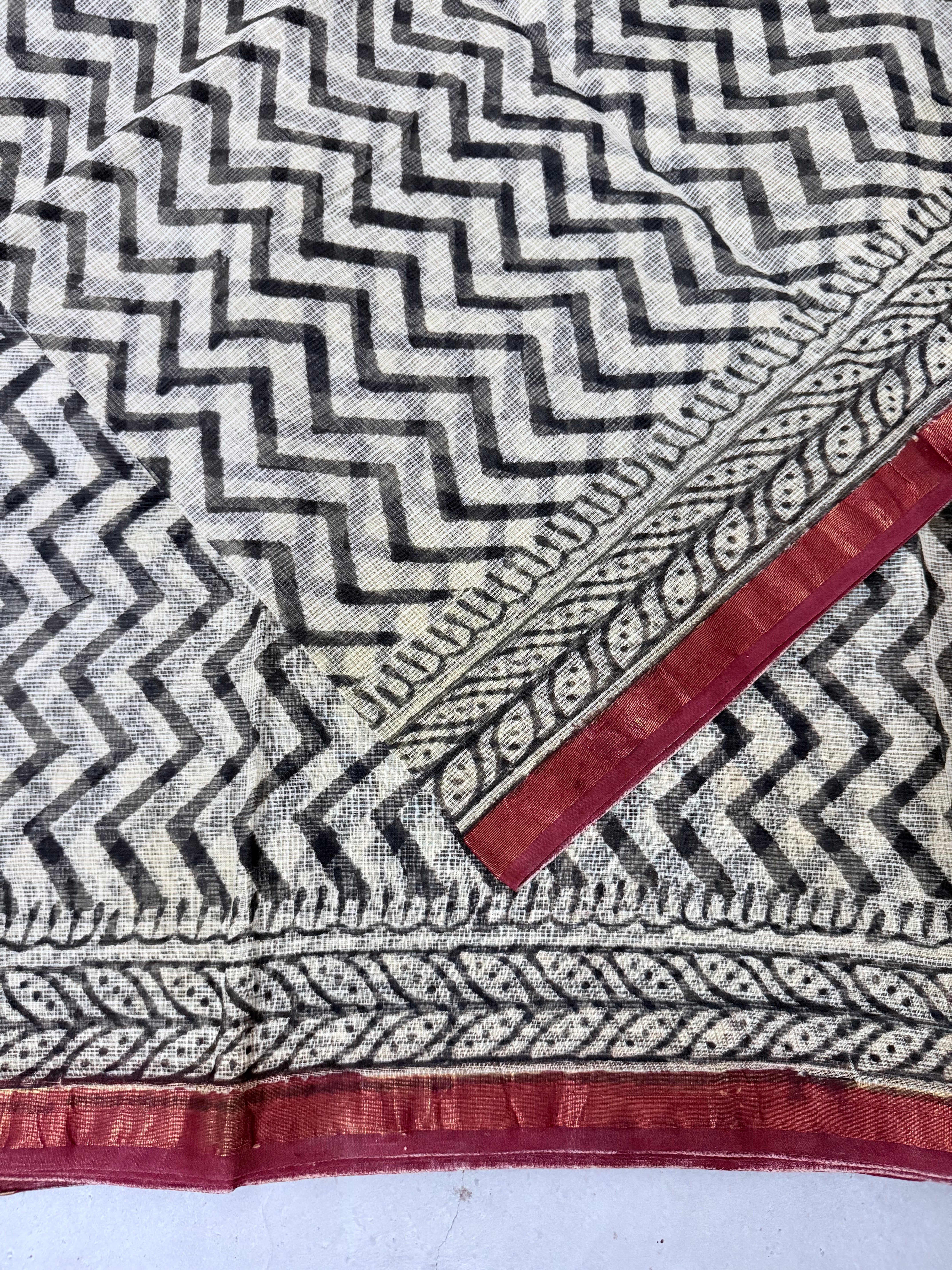 Vamika | Block Printed Kota Saree