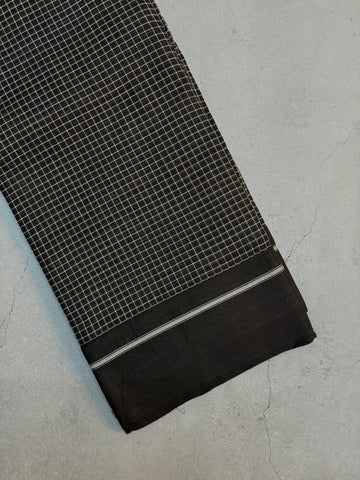 Raajatara | Black Cotton Saree