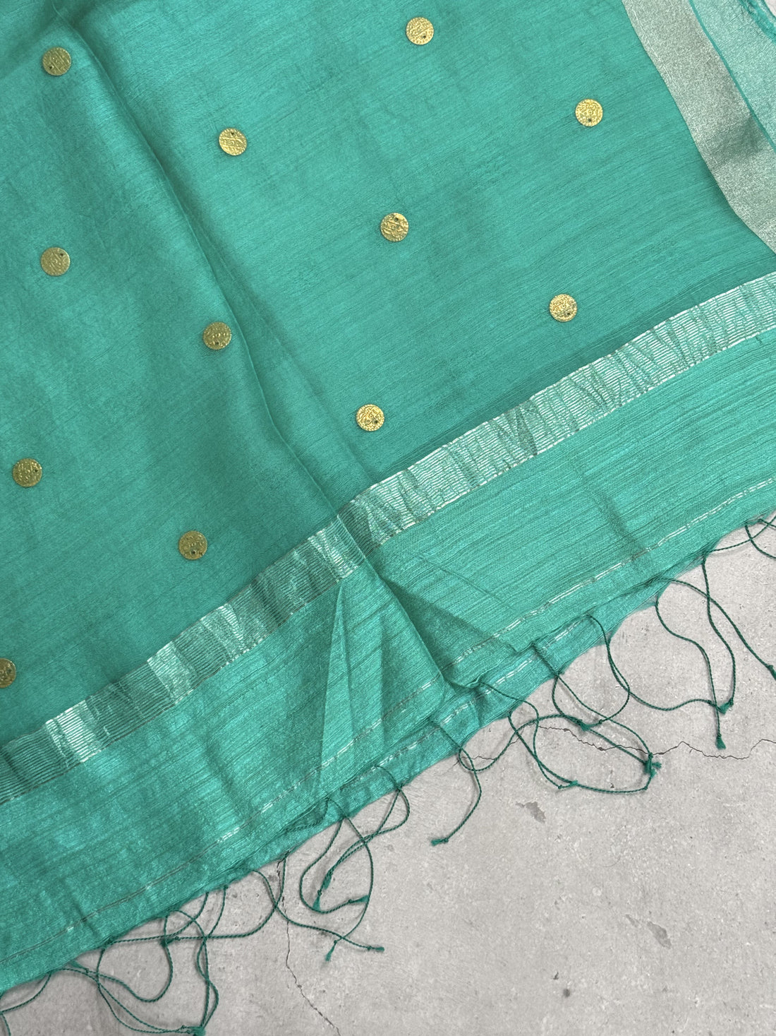 Anagha | Green Matka Silk Saree
