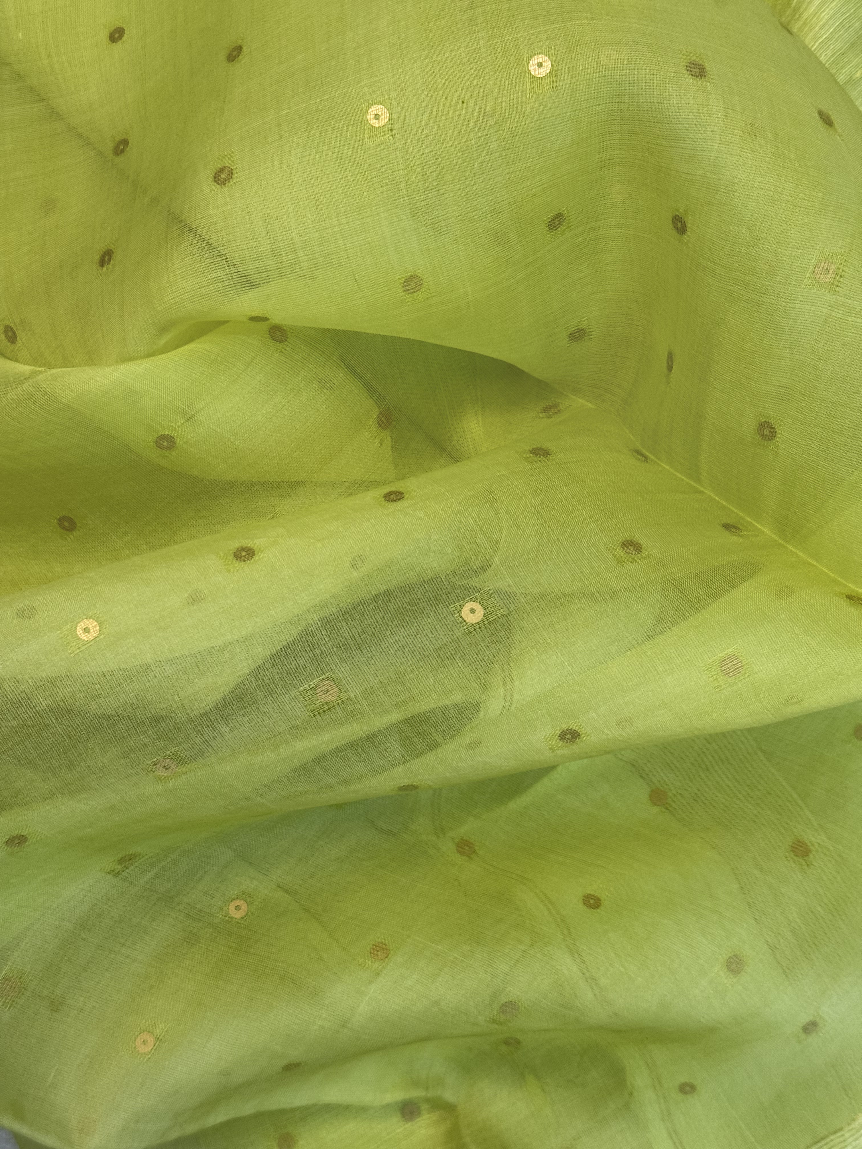 Arpana | Green Muslin Silk Saree