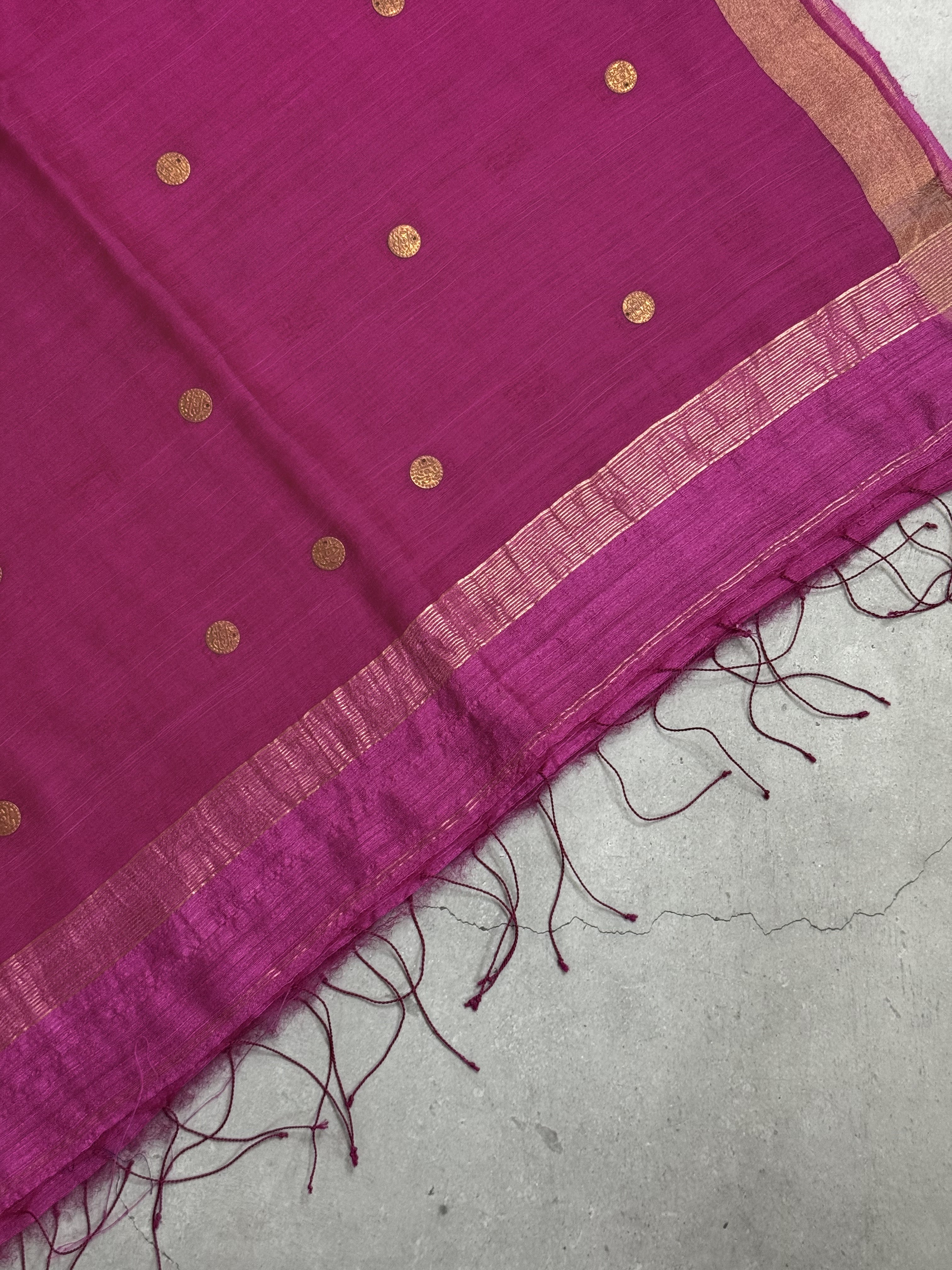 Hamsika | Pink Matka Silk Saree