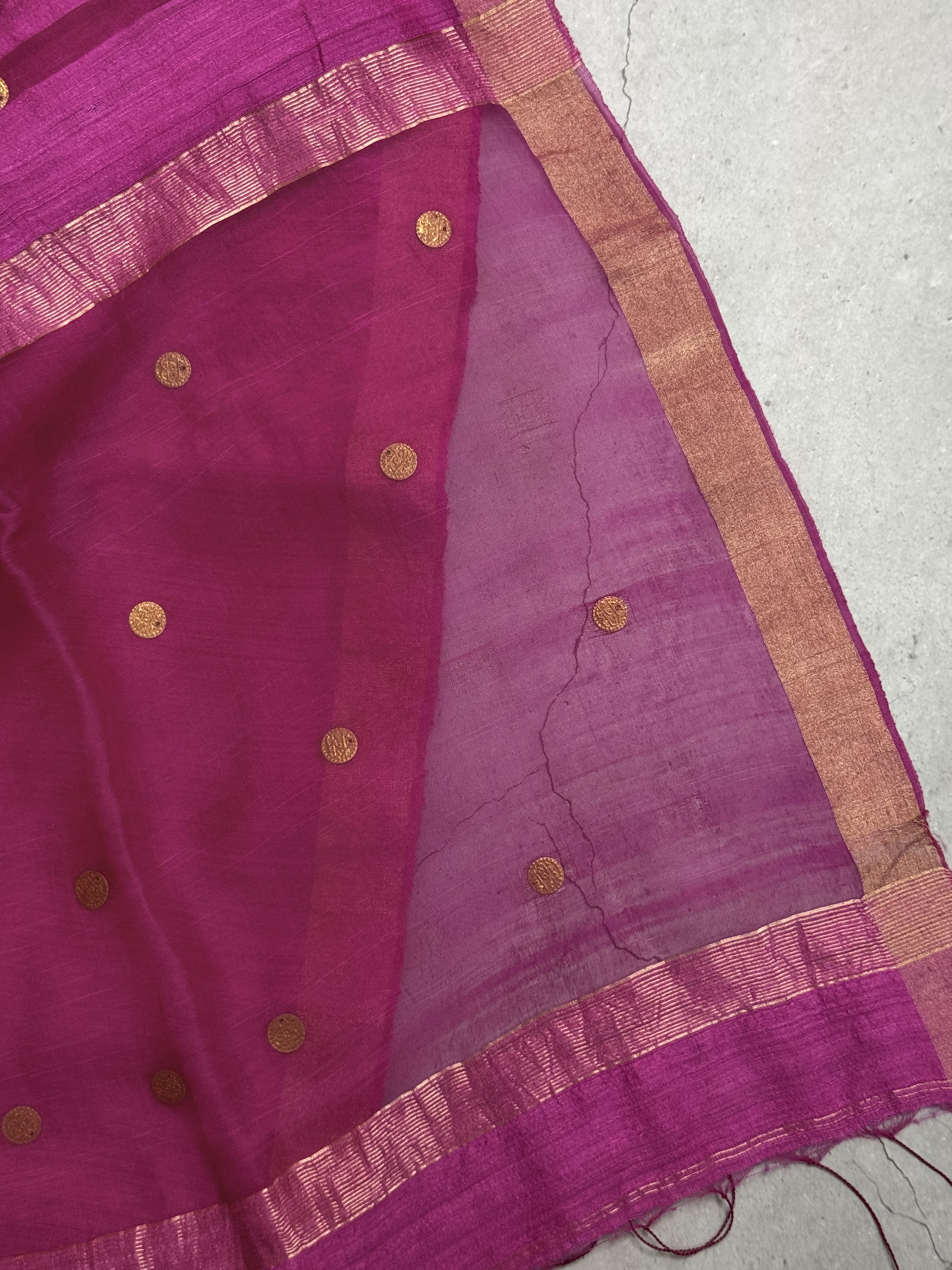 Hamsika | Pink Matka Silk Saree