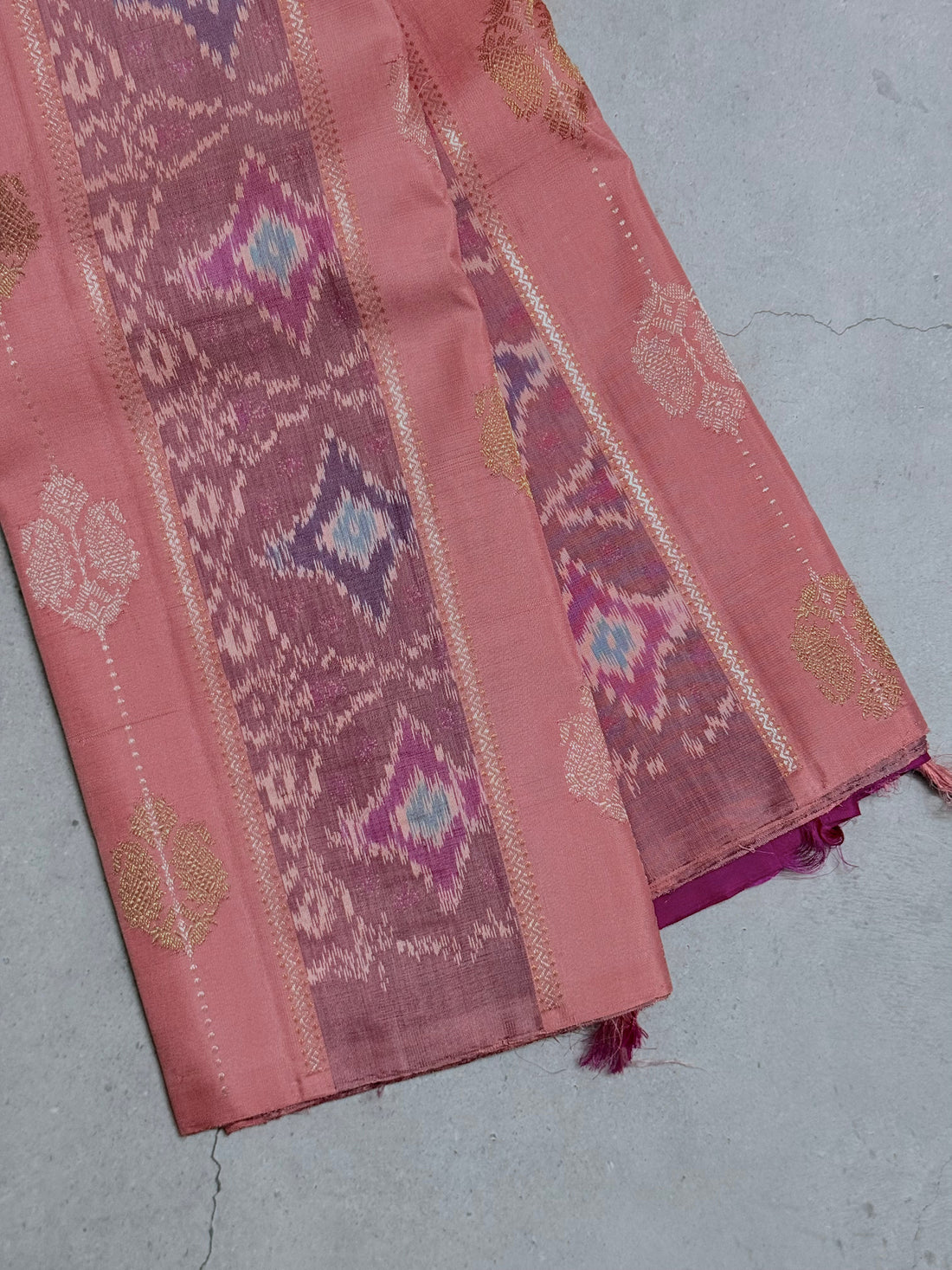Siyaara | Pink Kanjivaram Silk Saree