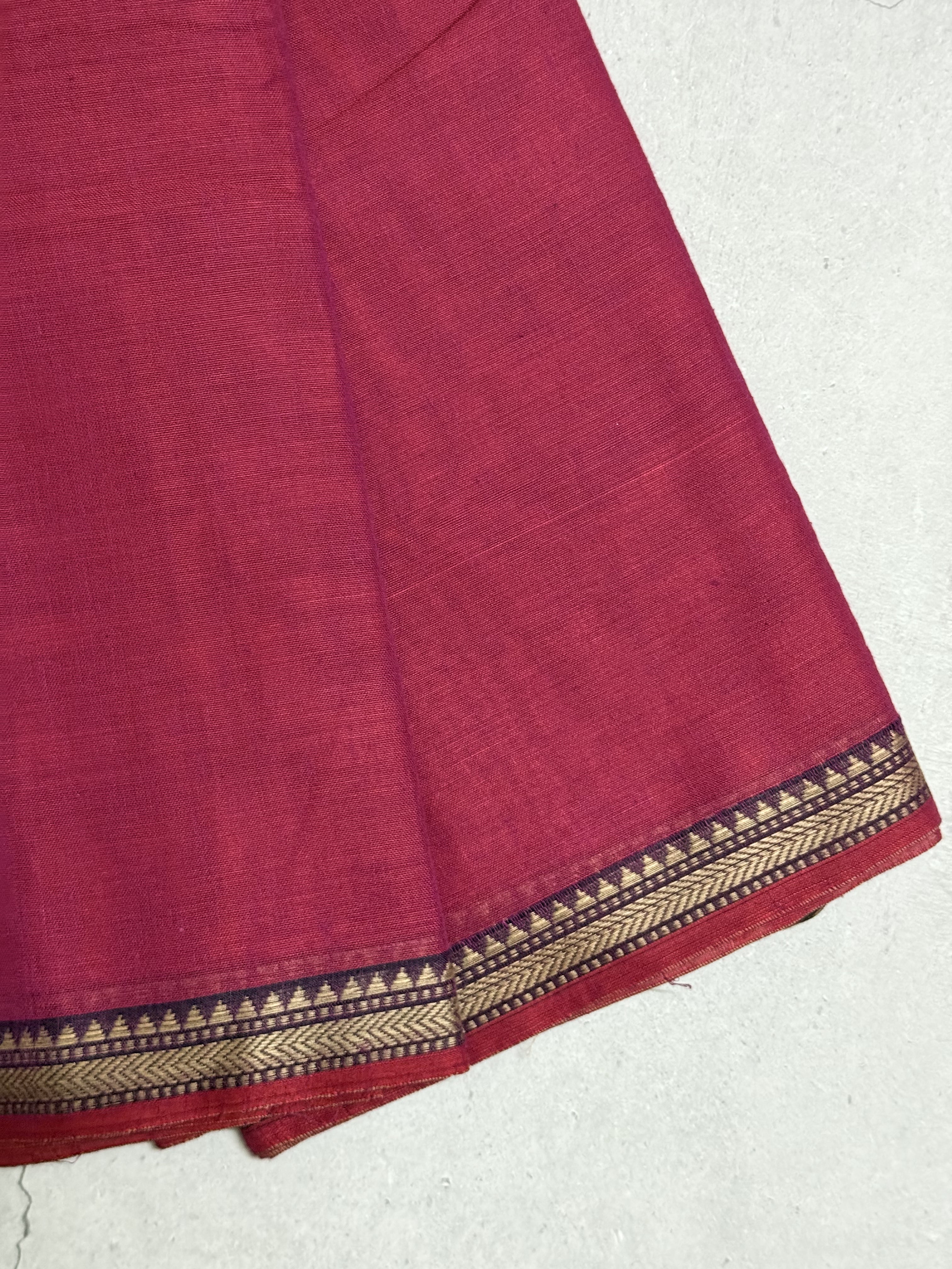 Ananya | Pink South Cotton Saree