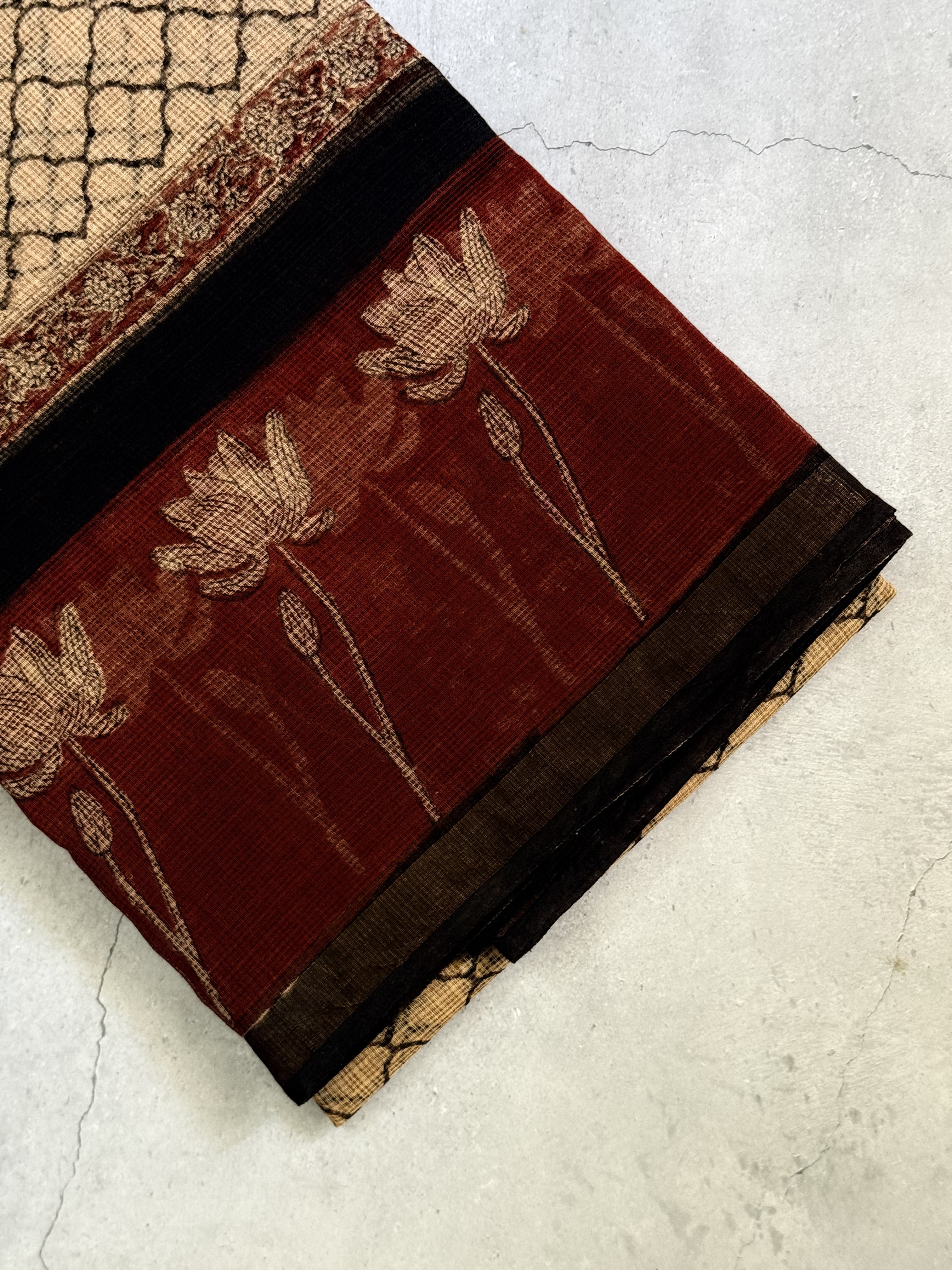 Jaladharaa | Block Printed Kota Saree