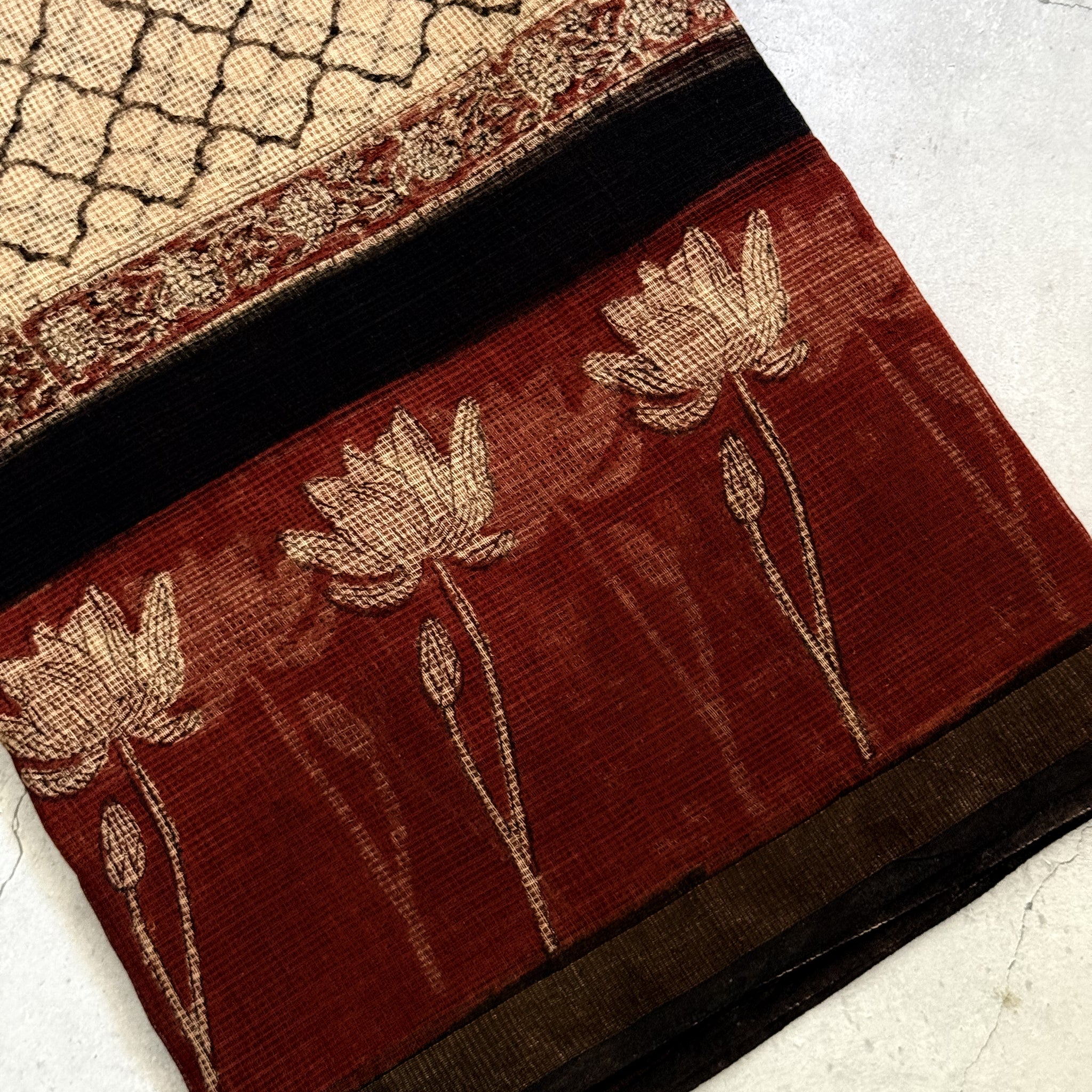 Jaladharaa | Block Printed Kota Saree