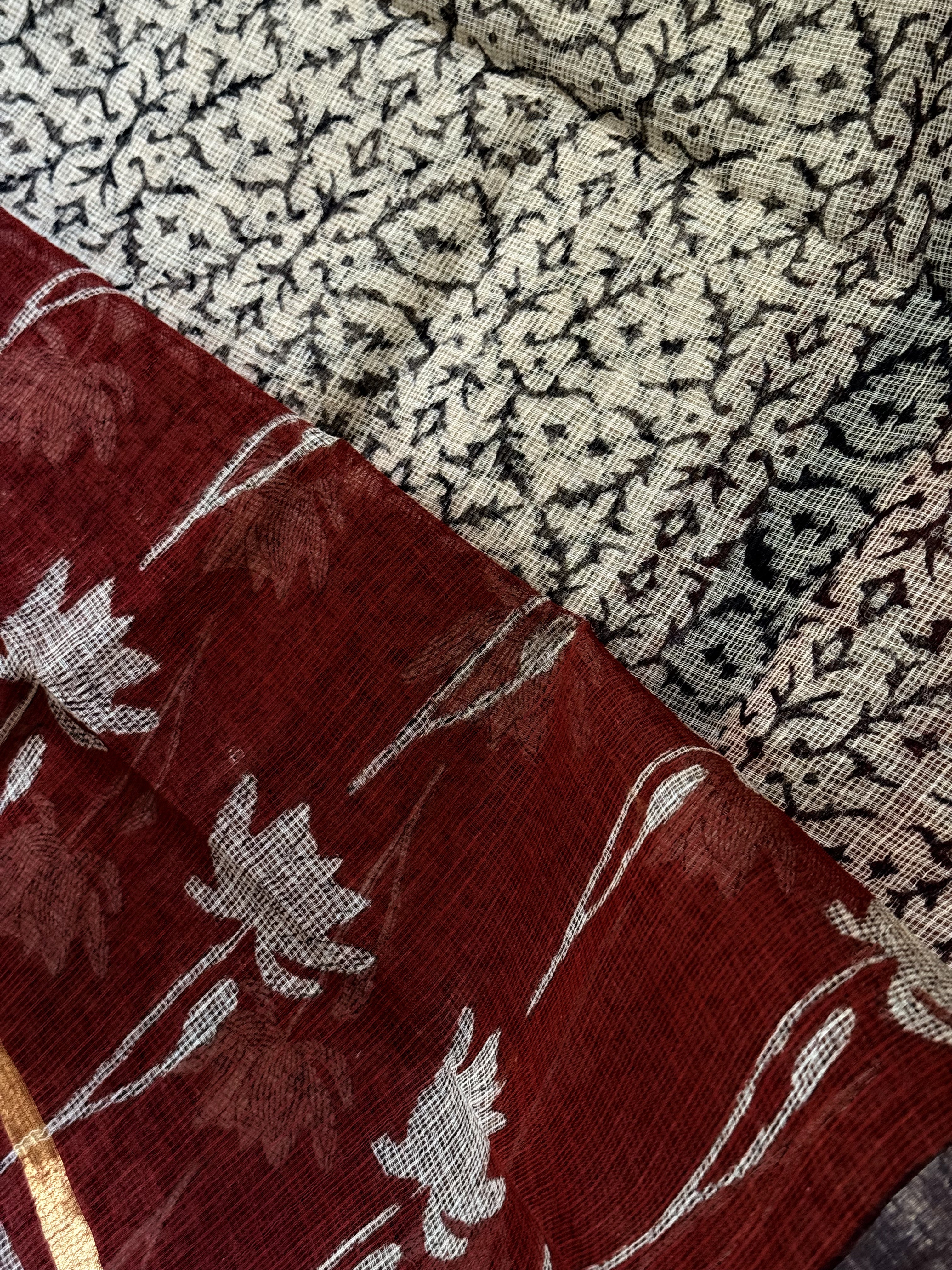 Jaladharaa | Block Printed Kota Saree