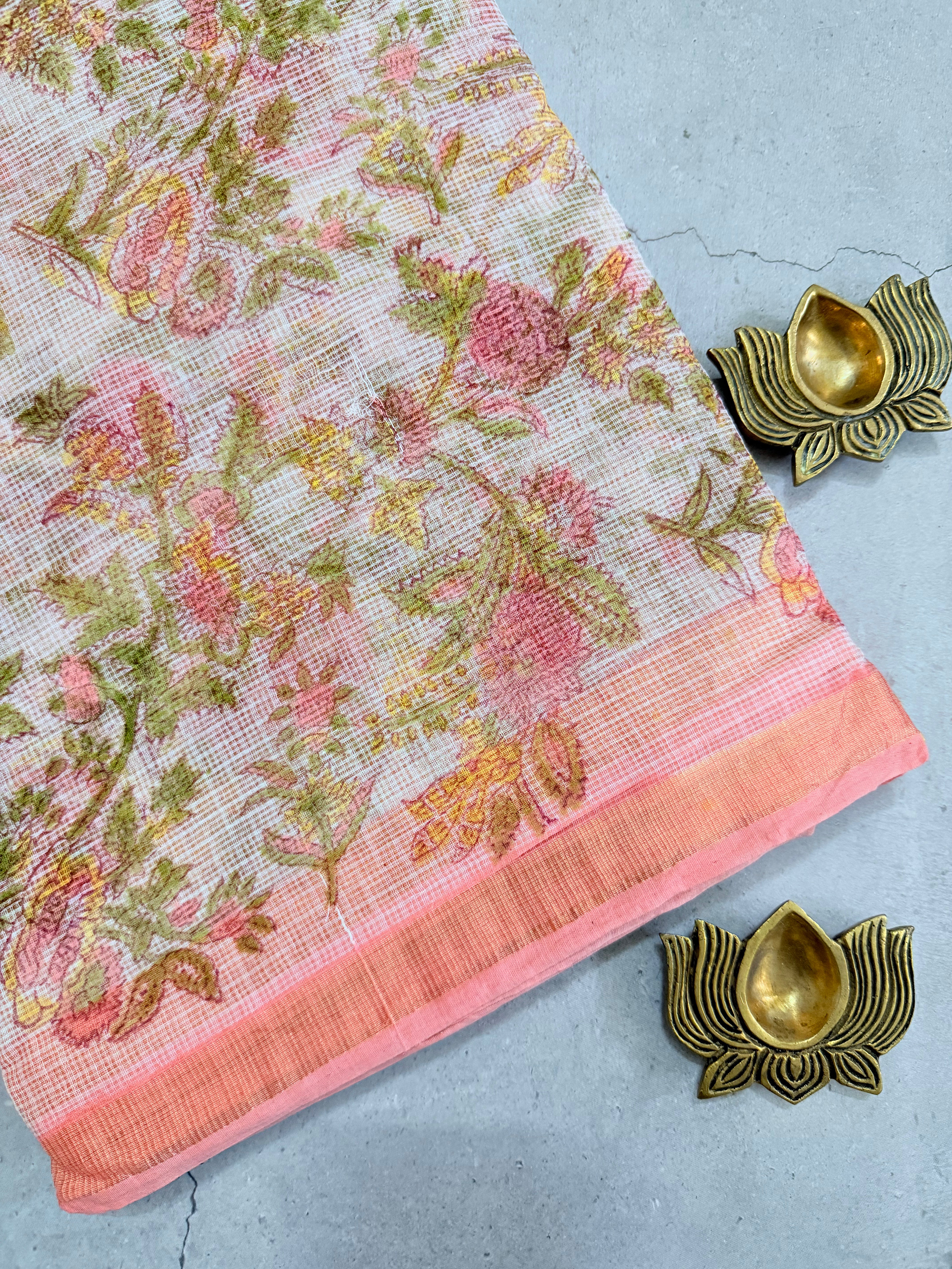 Hamsini | Block Printed Kota Saree