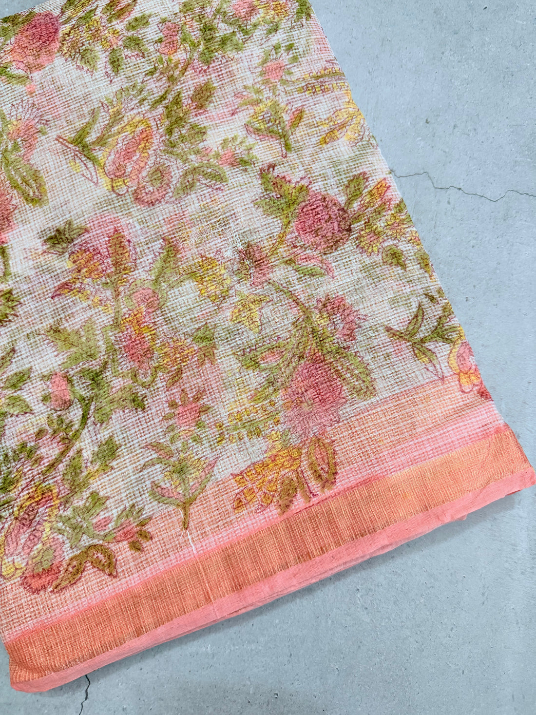 Hamsini | Block Printed Kota Saree