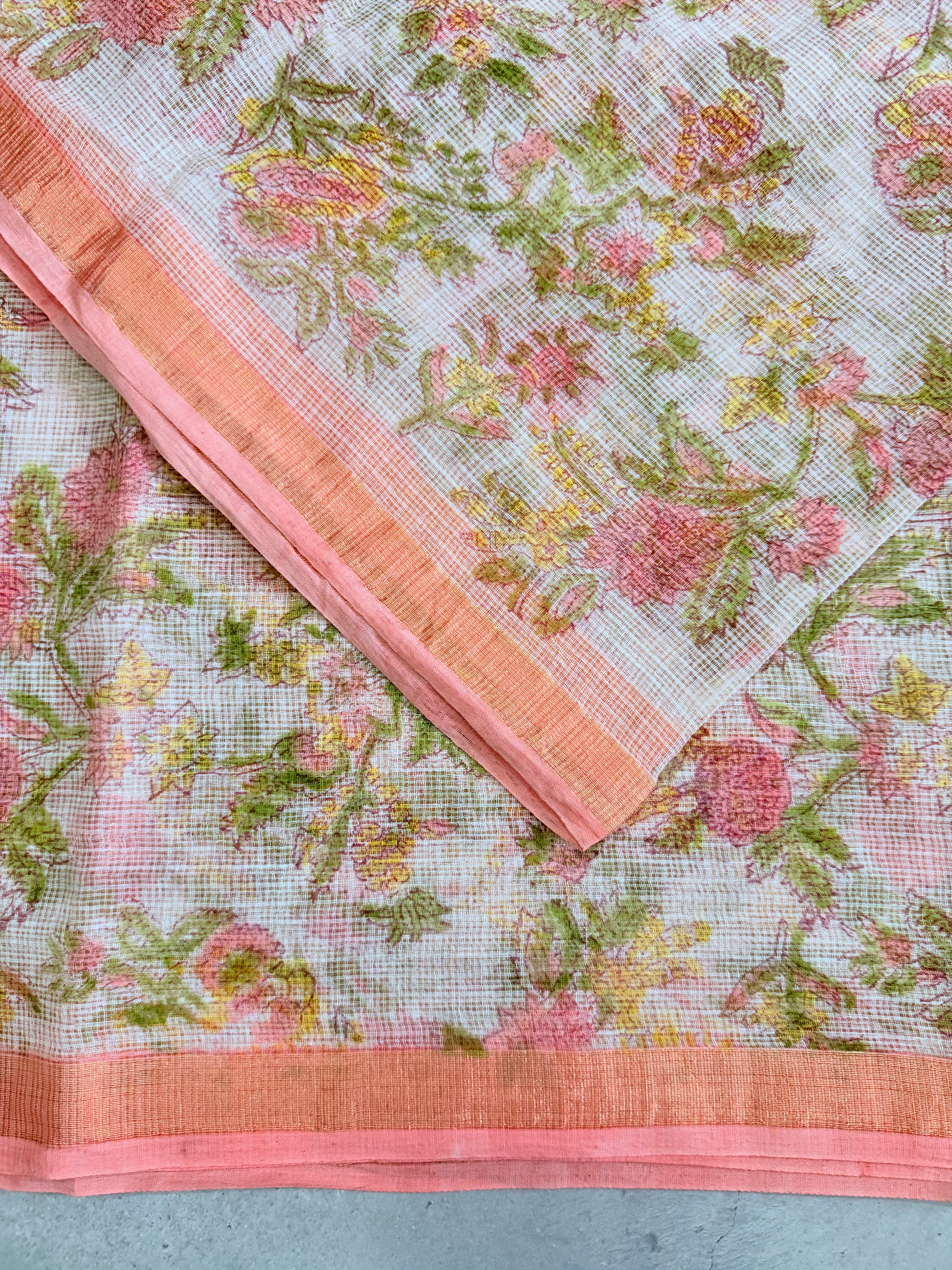 Hamsini | Block Printed Kota Saree