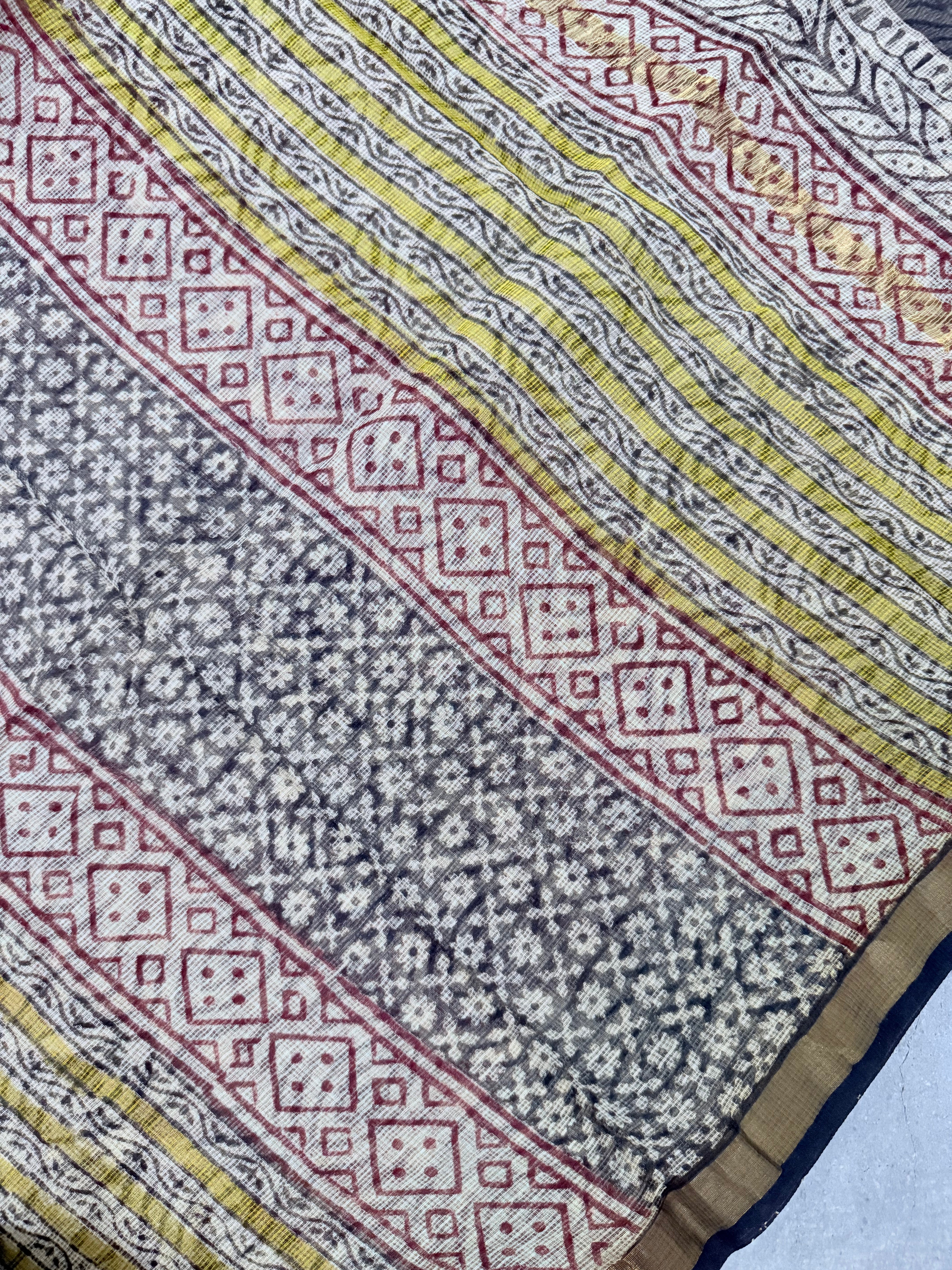 Kamalini | Block Printed Kota Saree