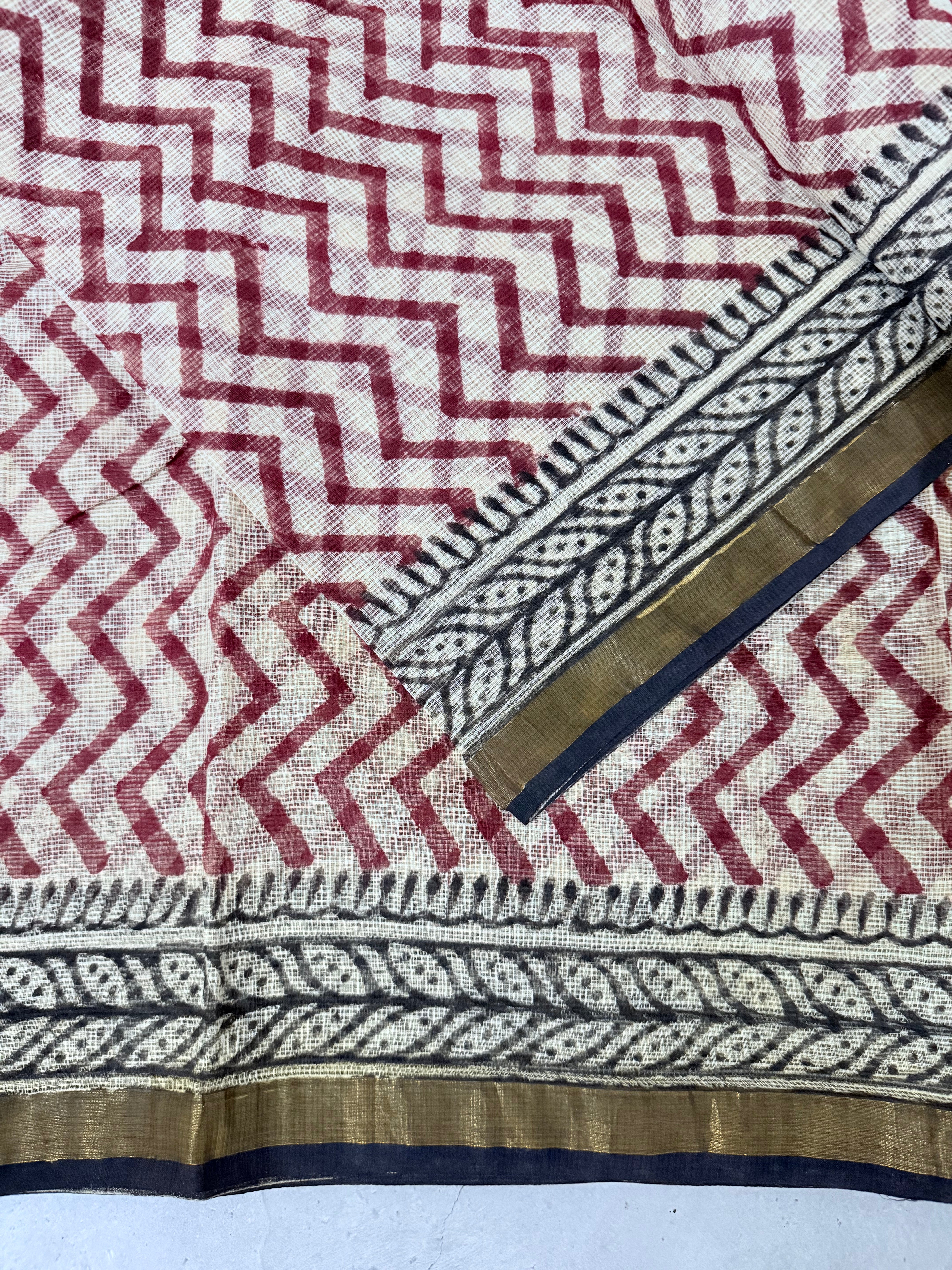 Kamalini | Block Printed Kota Saree