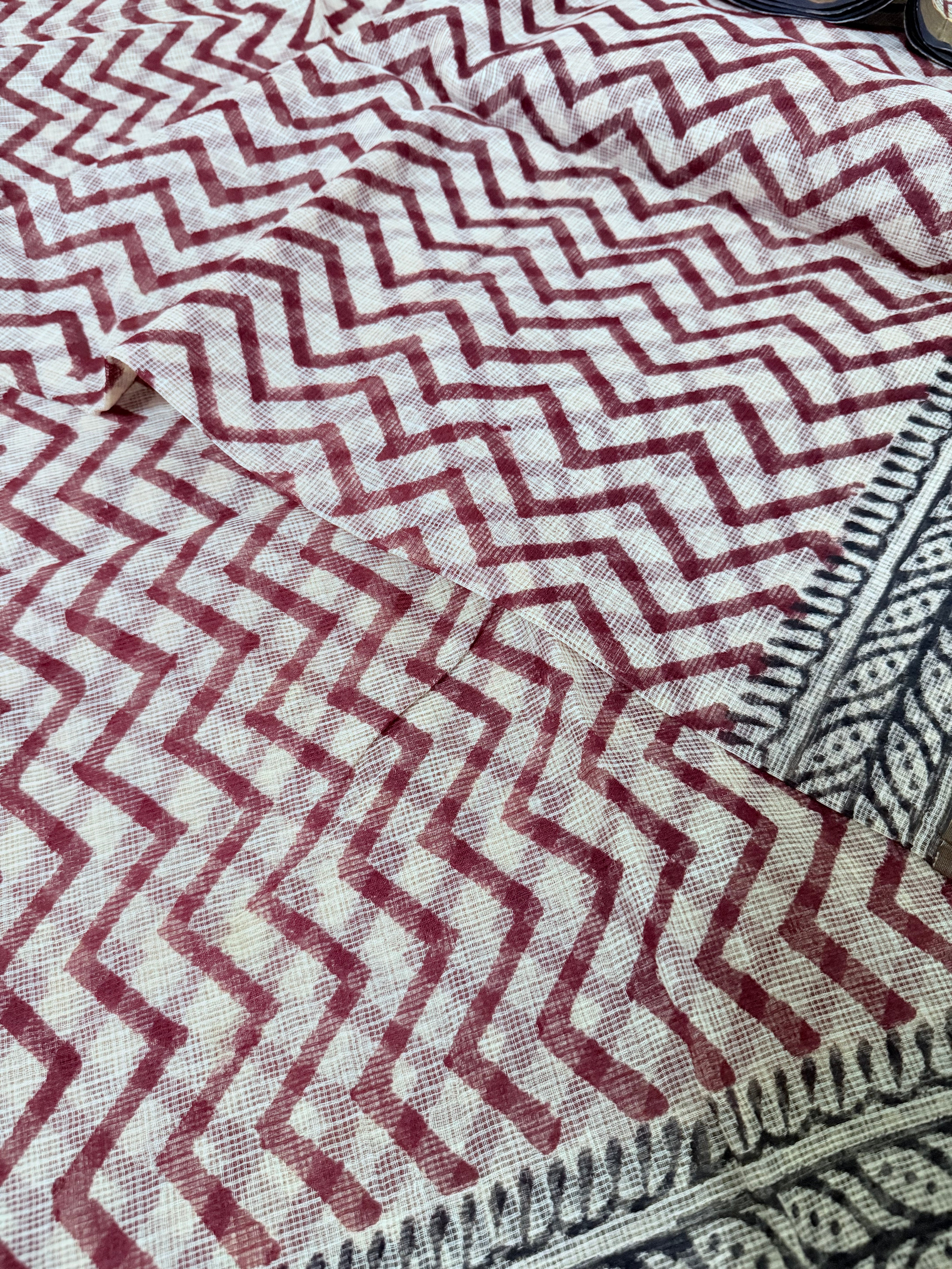 Kamalini | Block Printed Kota Saree