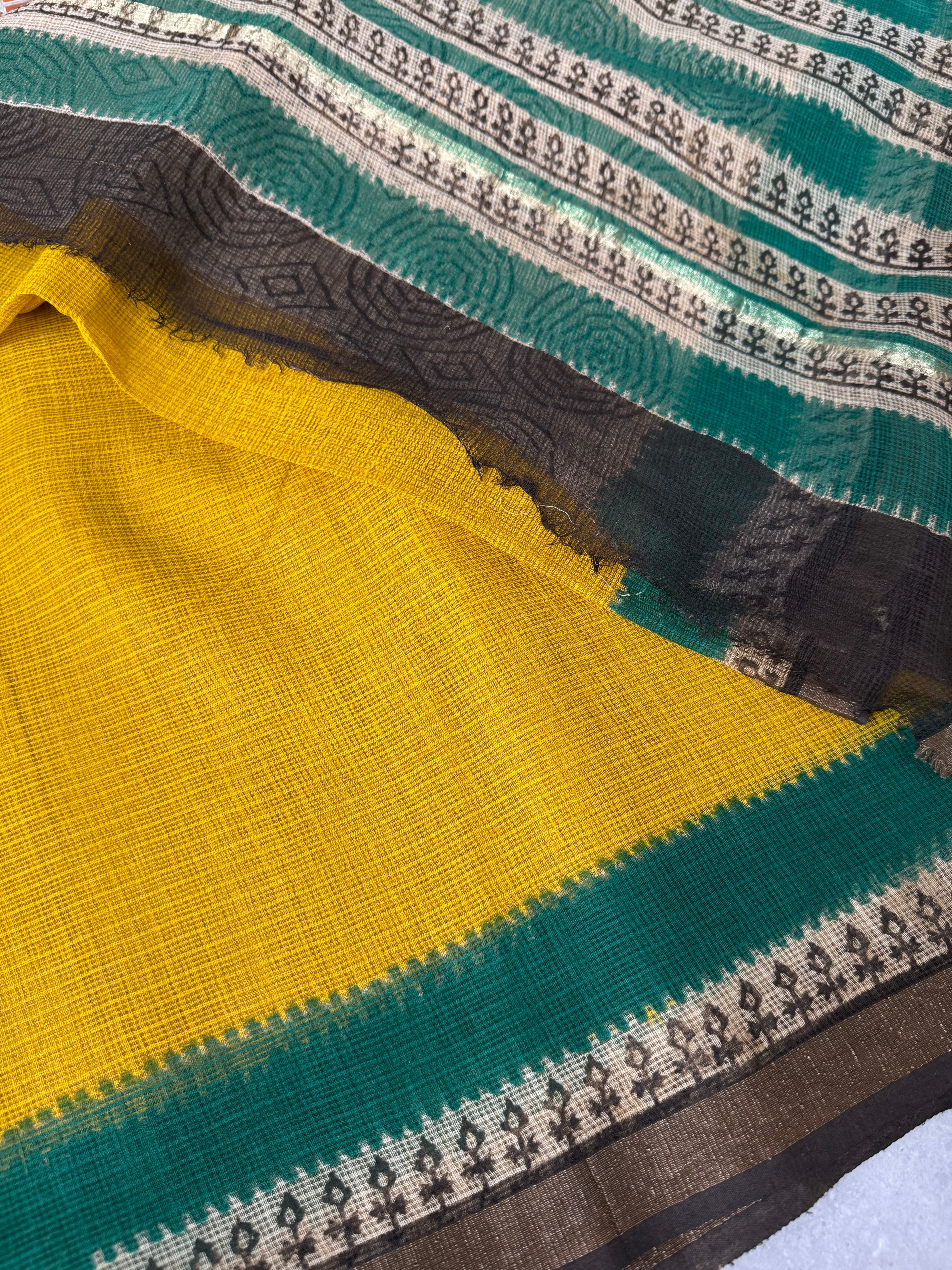 Torana | Block Printed Kota Saree