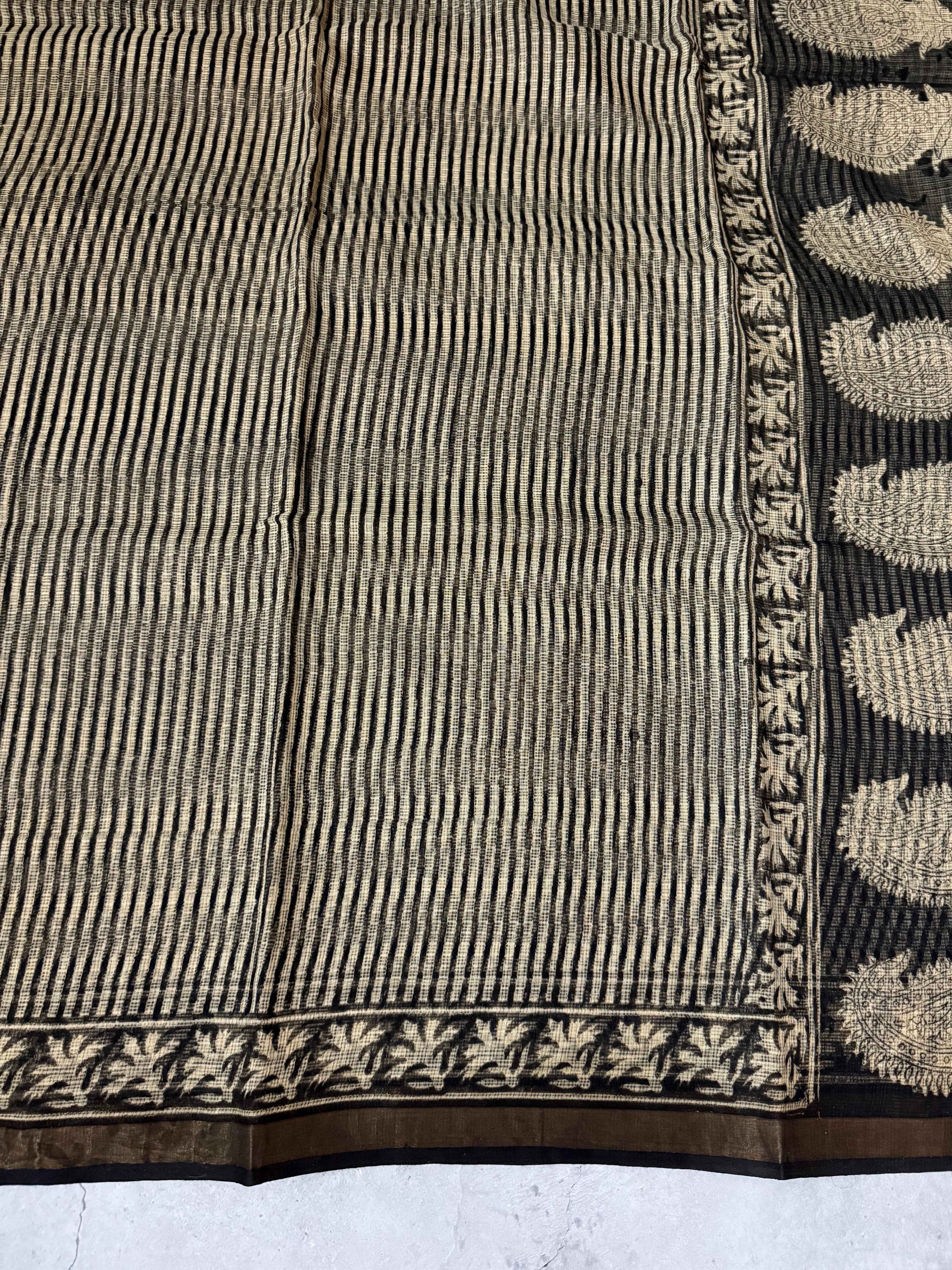 Gopuraja | Block Printed Kota Saree