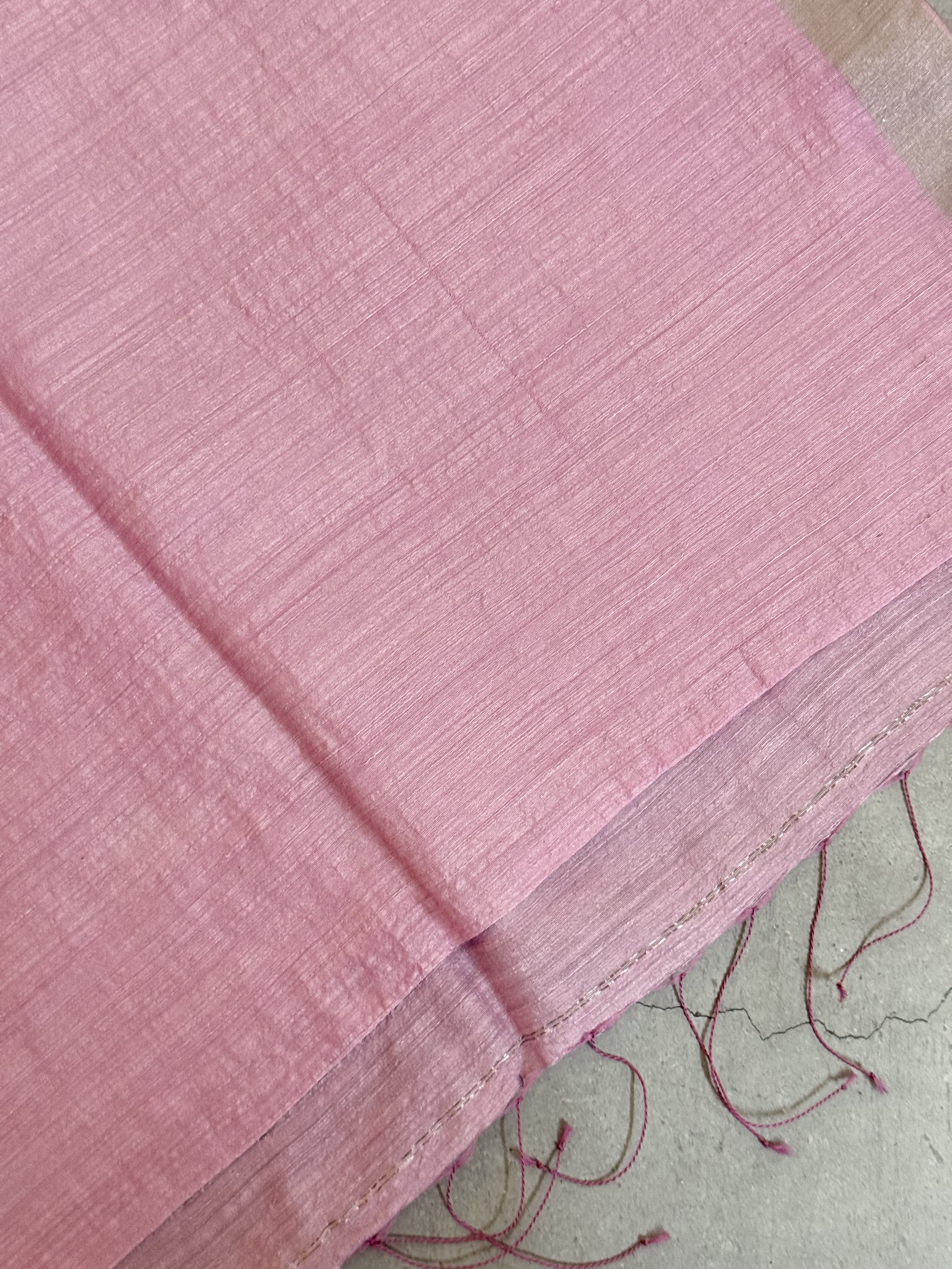 Sugandhi | Candy Pink Matka Silk Saree