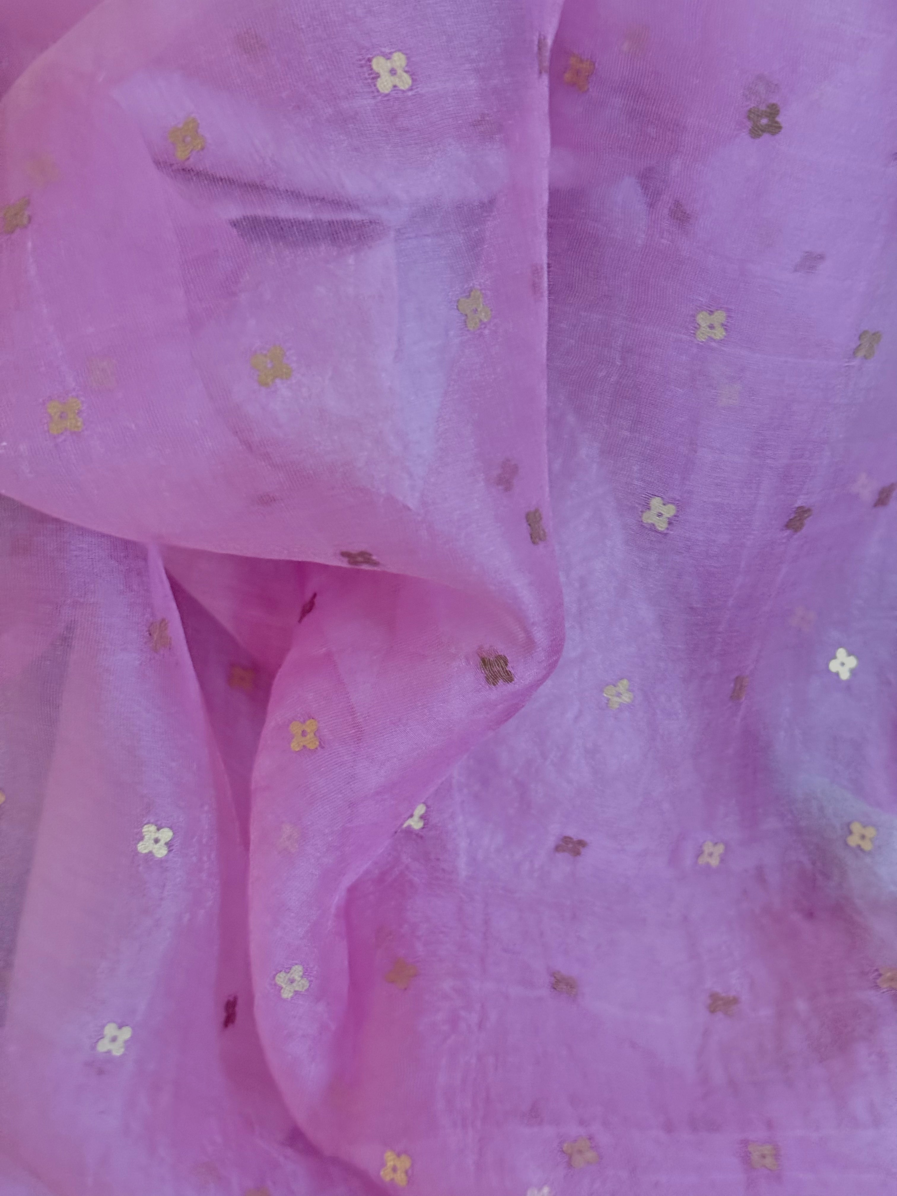 Sugandhi | Candy Pink Matka Silk Saree