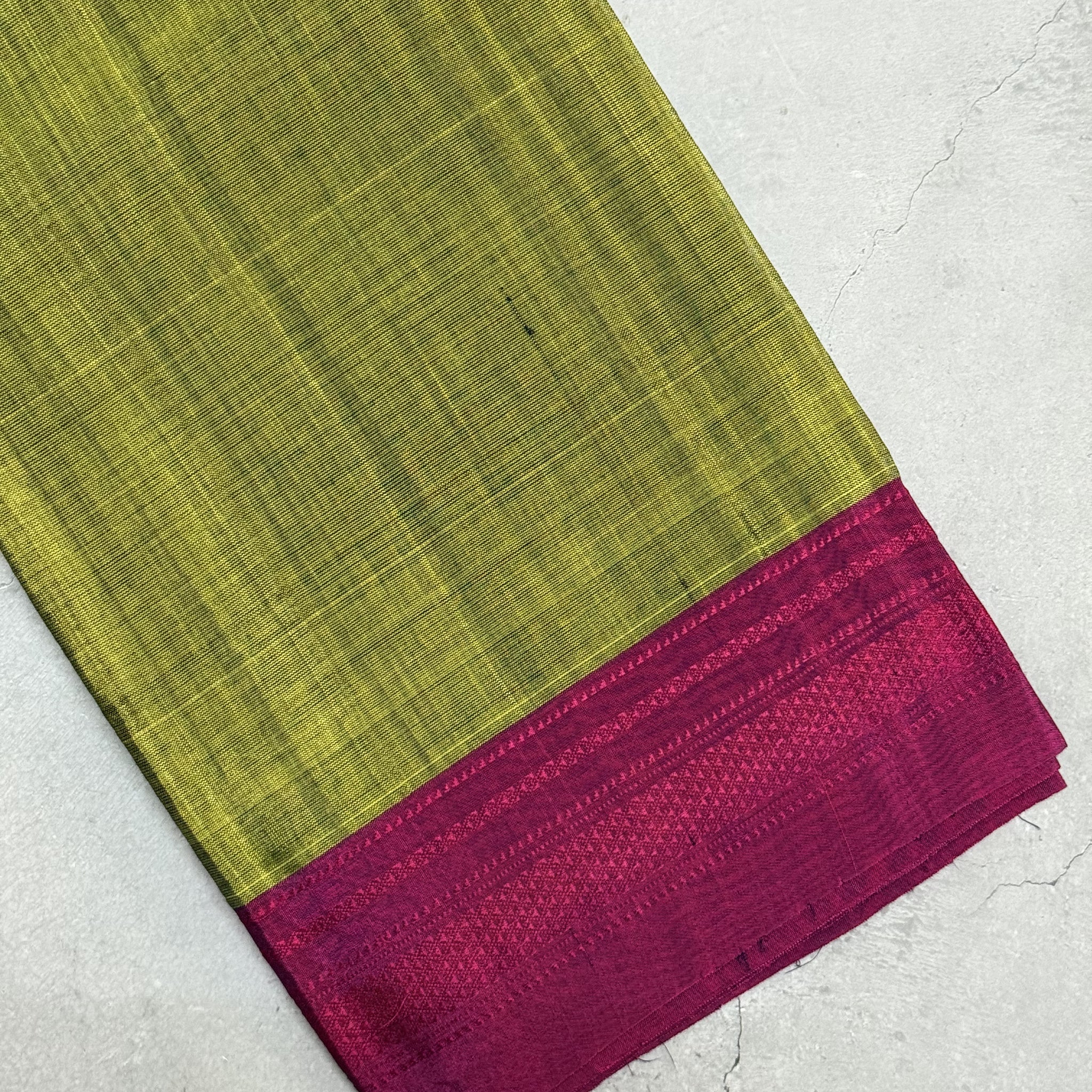 Indraneela | Green and Pink Ilkal Saree