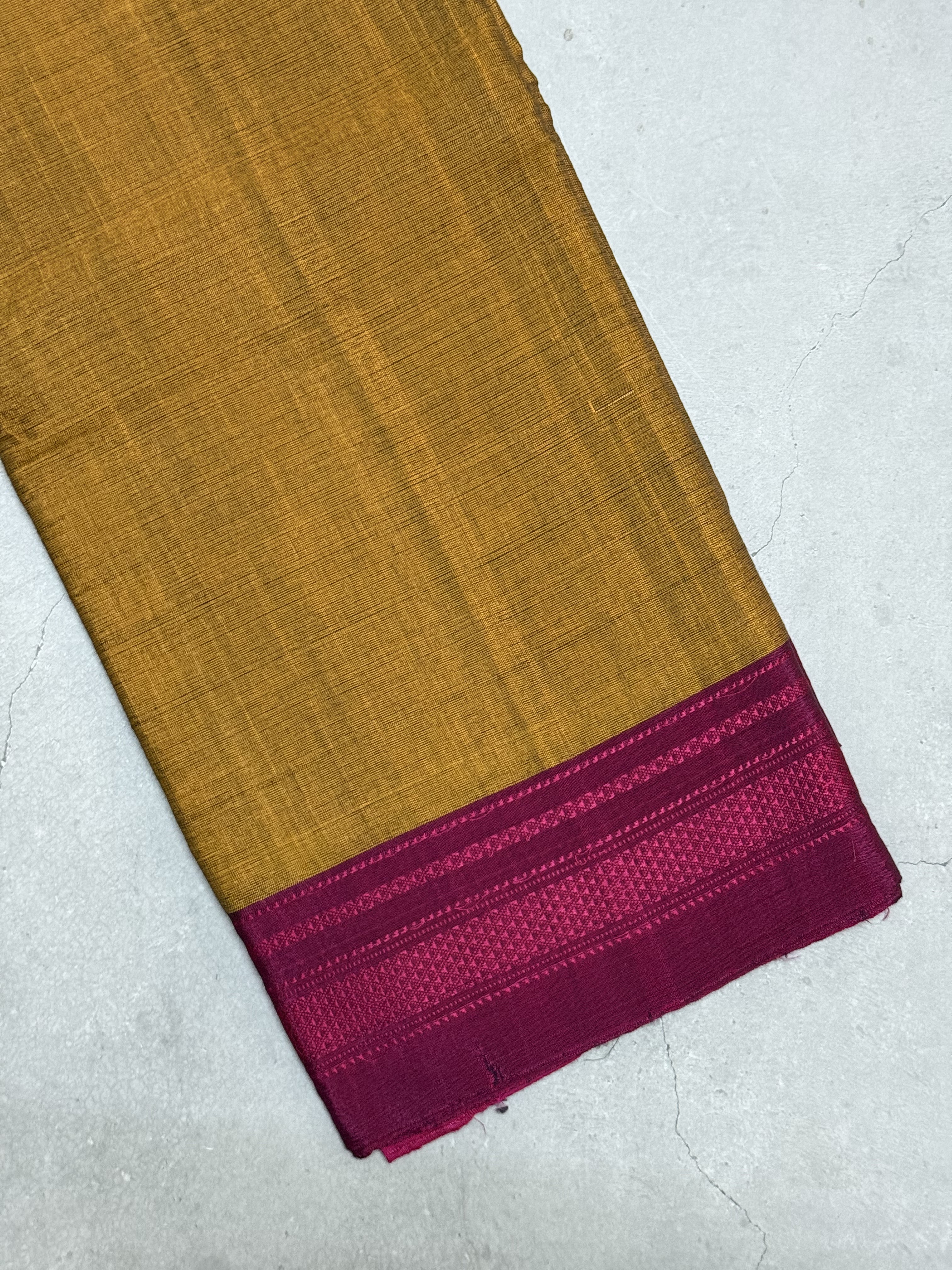 Kanakamaya | Yellow and Maroon Ilkal Saree