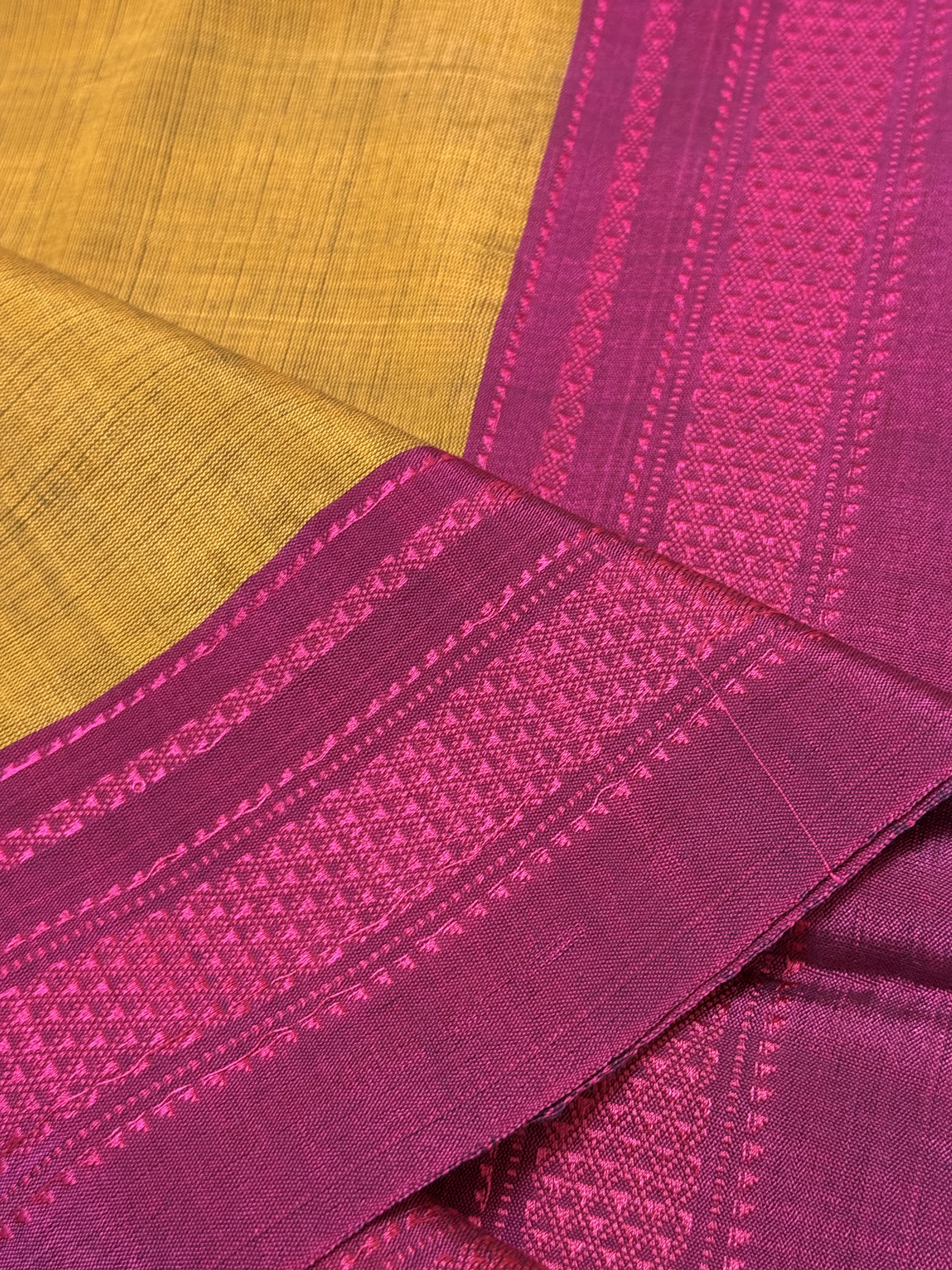 Kanakamaya | Yellow and Maroon Ilkal Saree