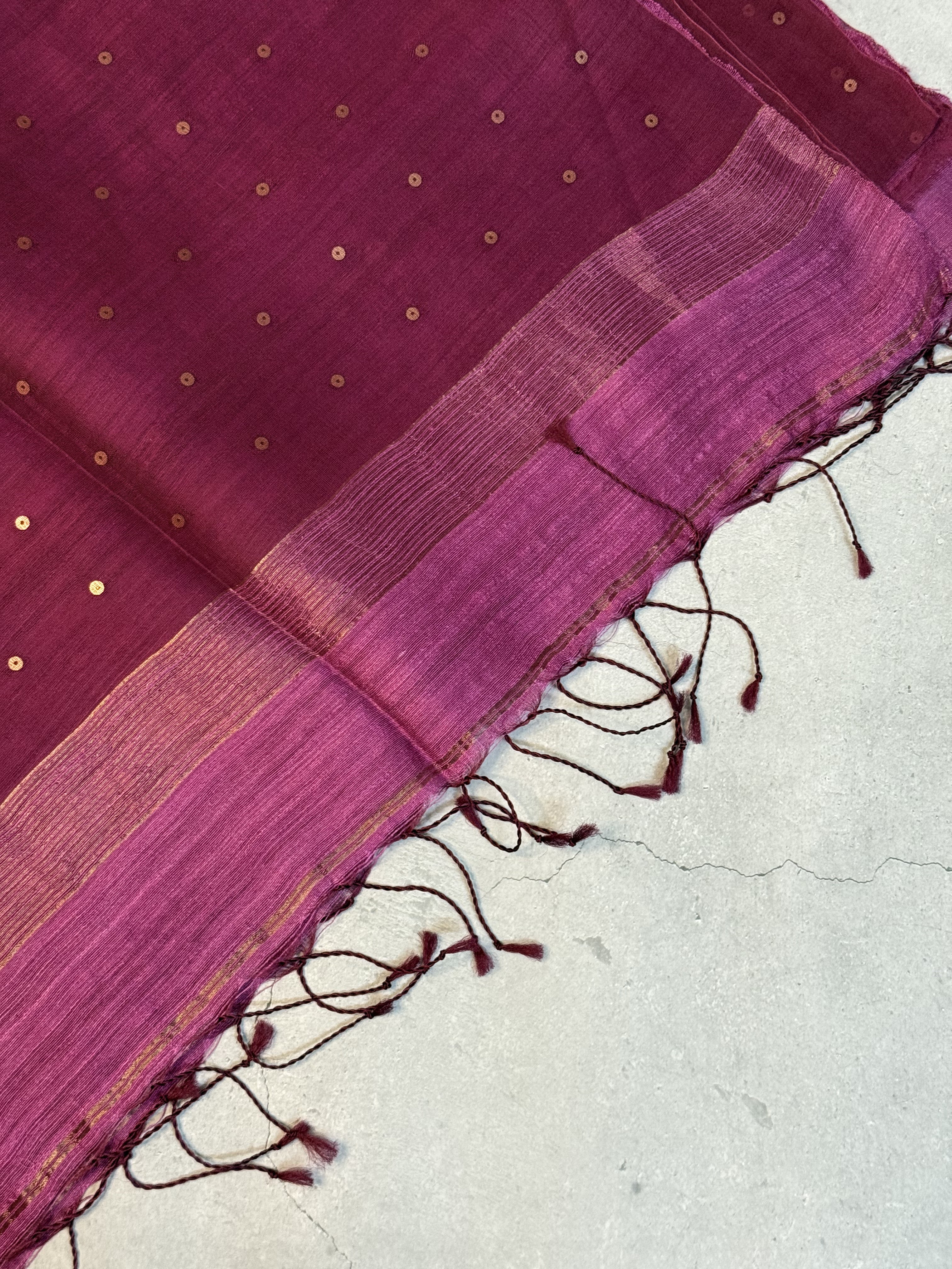 Manjulika | Pink Muslin Silk Saree
