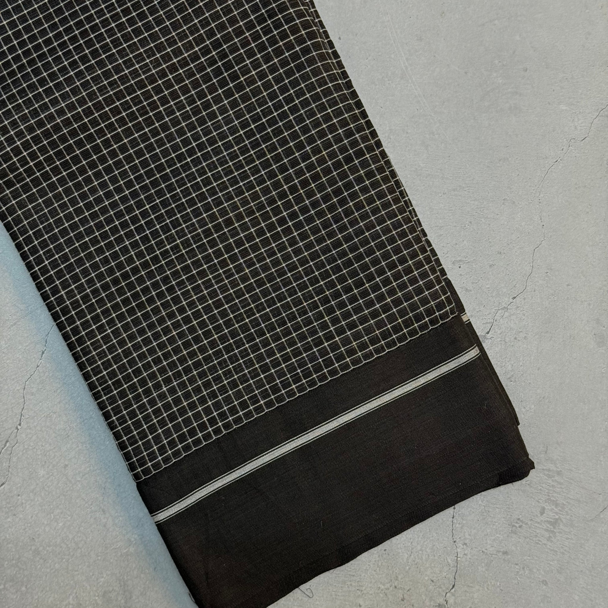 Raajatara | Black Cotton Saree