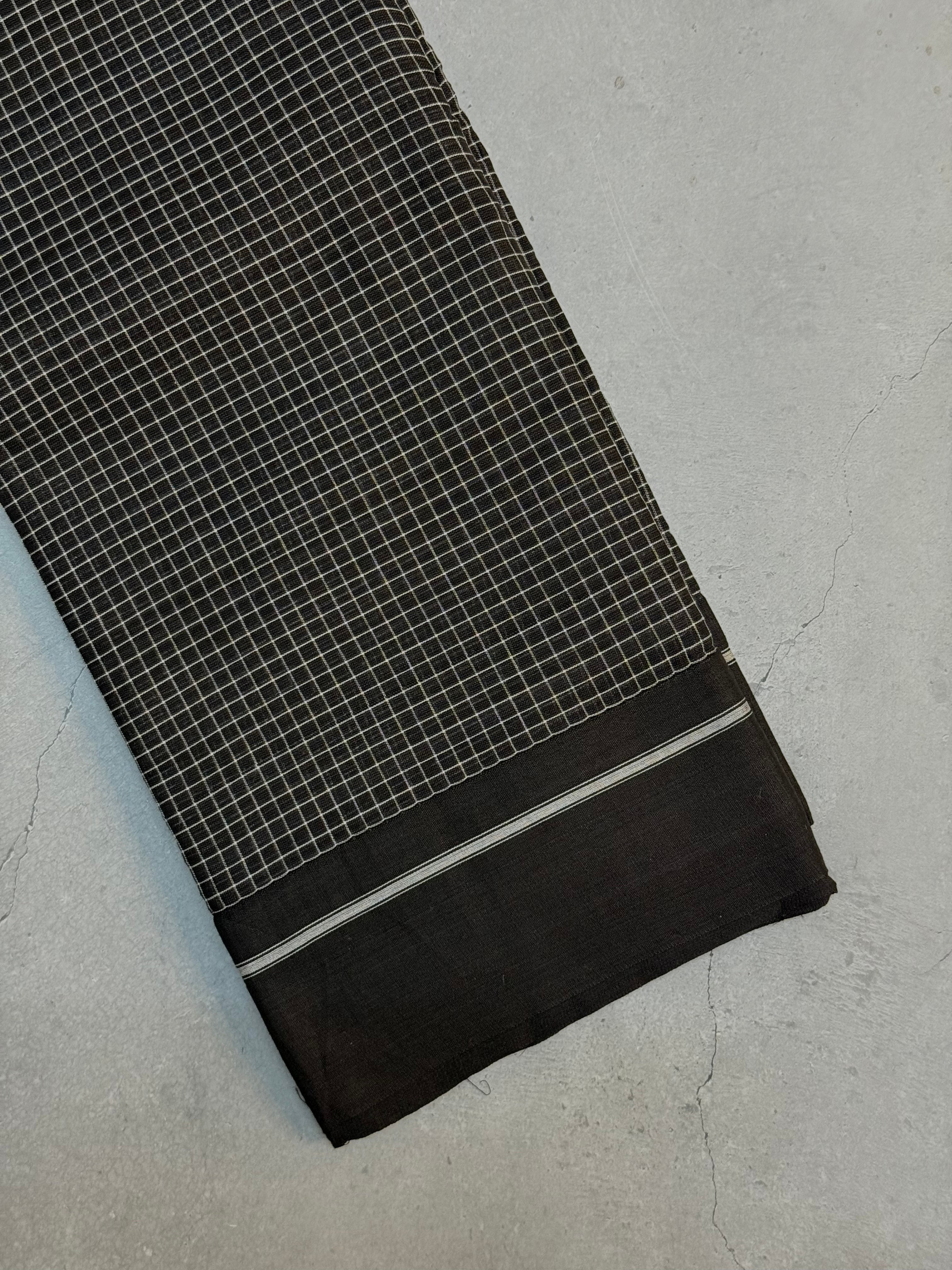 Raajatara | Black Cotton Saree