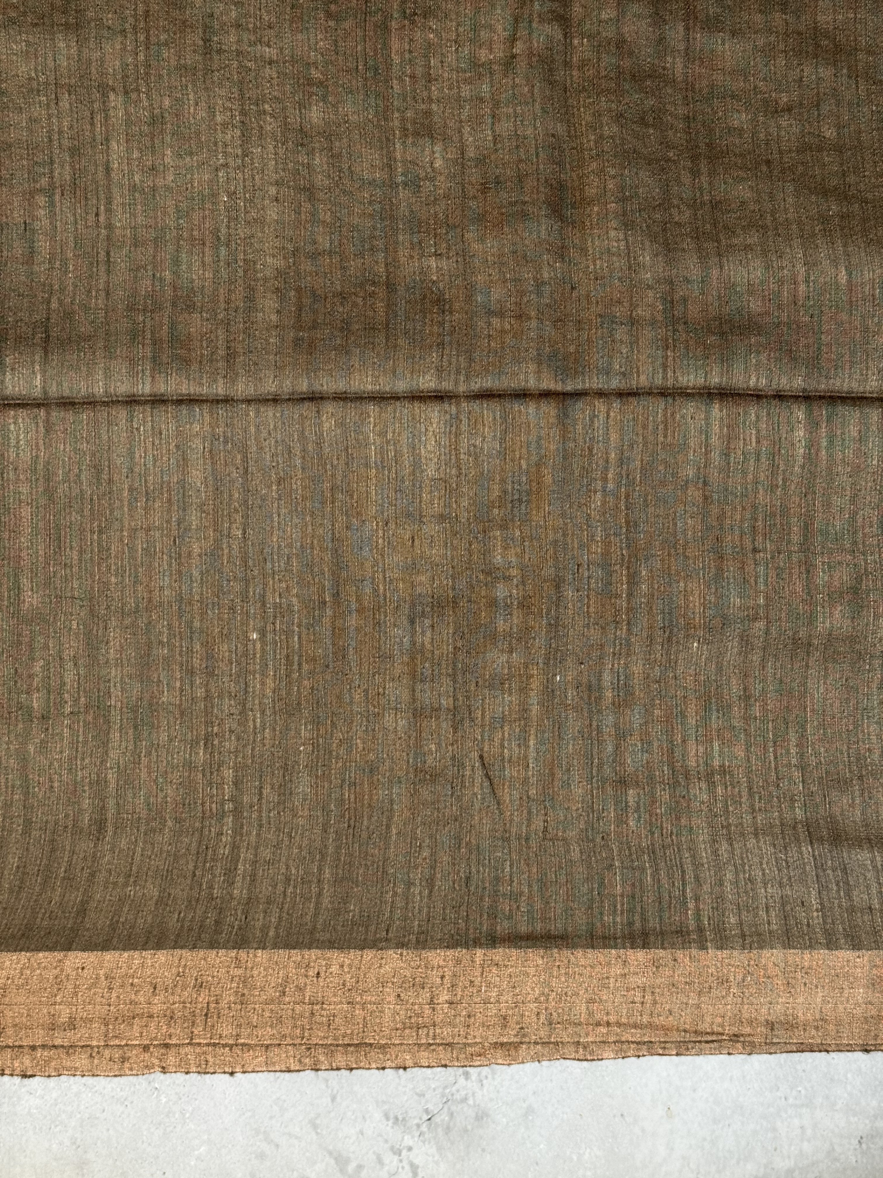 Vaanathi | Dark Green and Gold Matka Silk Saree