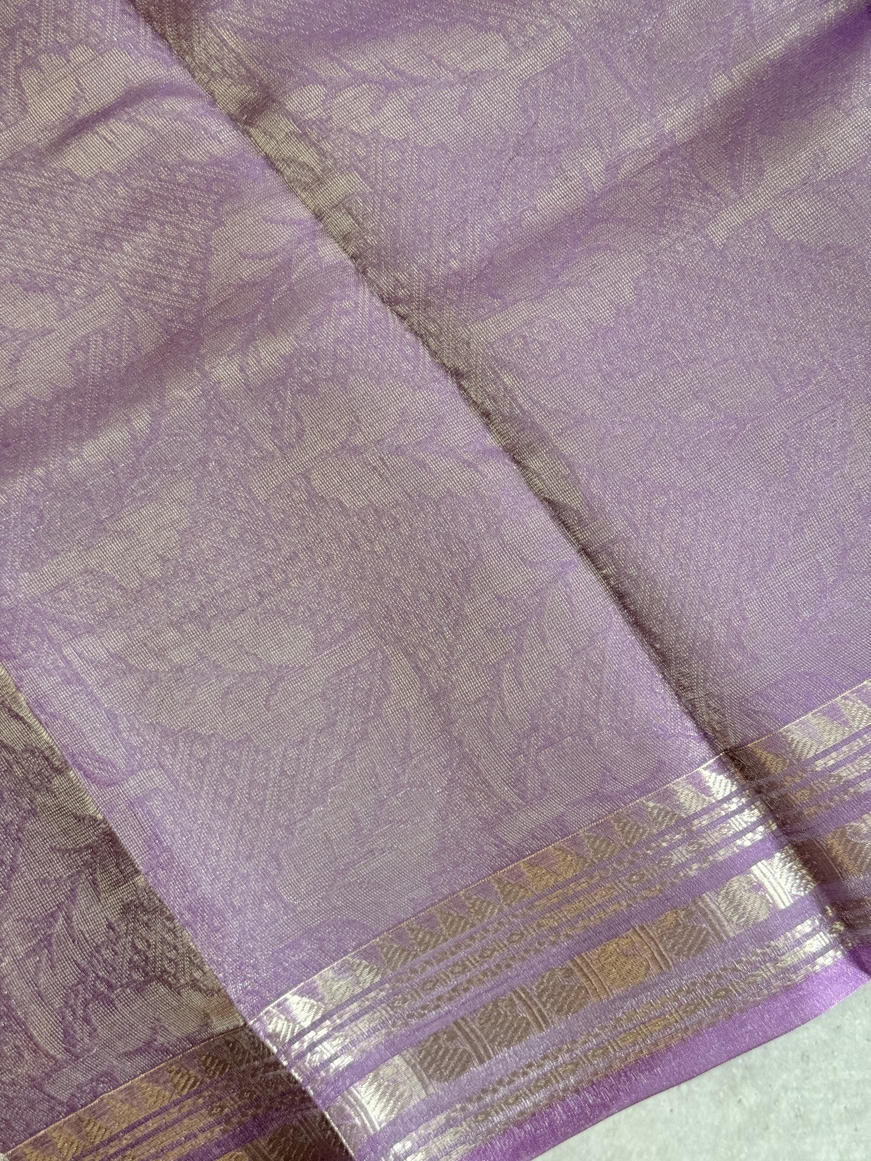 Anahitha | Purple Tissue Silk Saree
